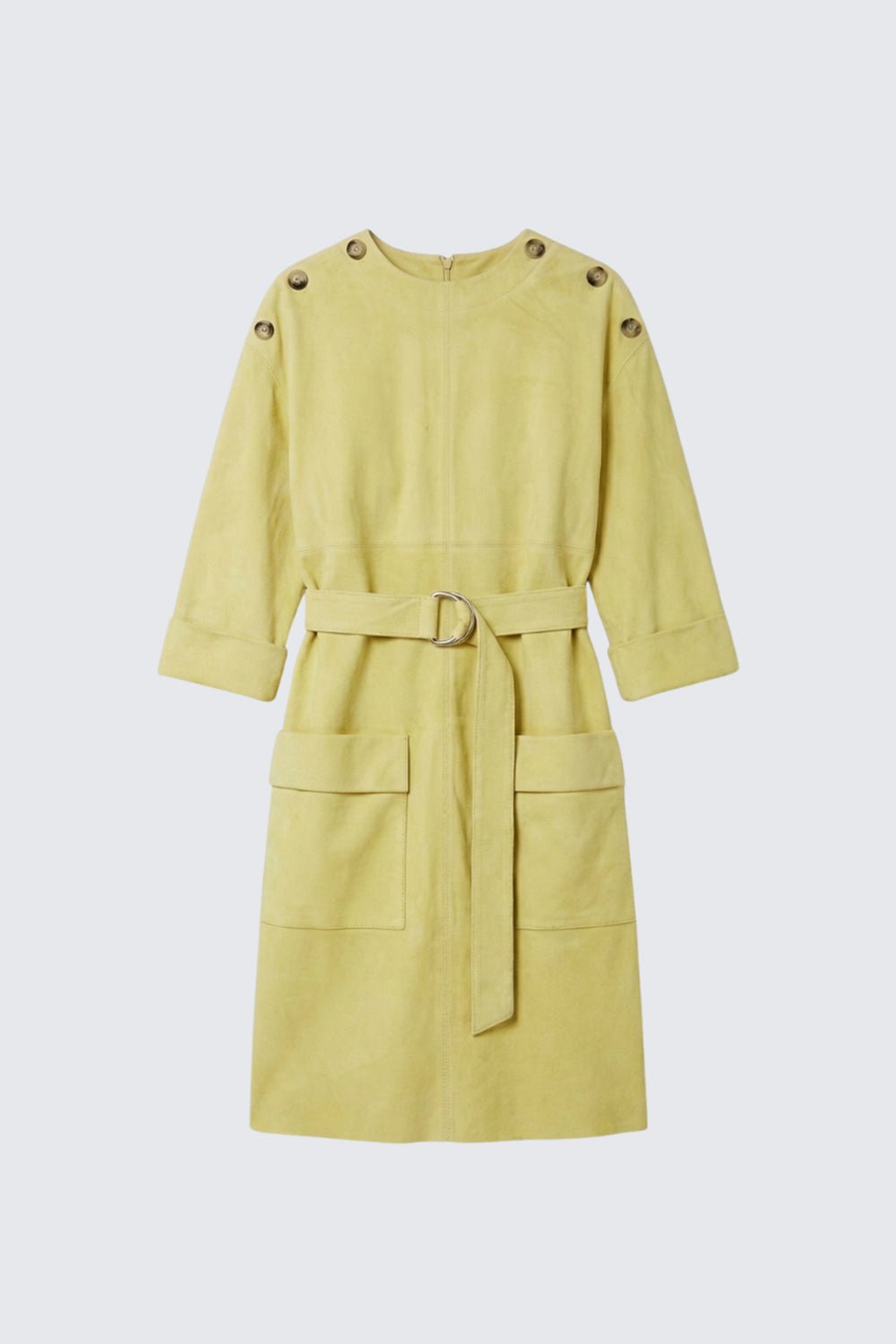 CLEO DRESS LEMONADE SUEDE