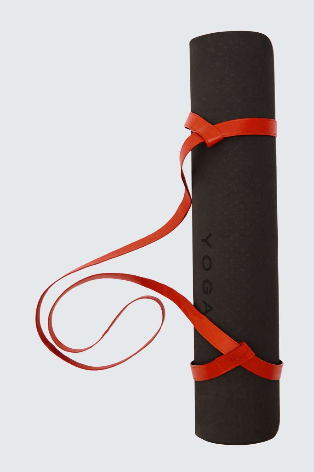 YOGA STRAP BRICK DUST LEATHER