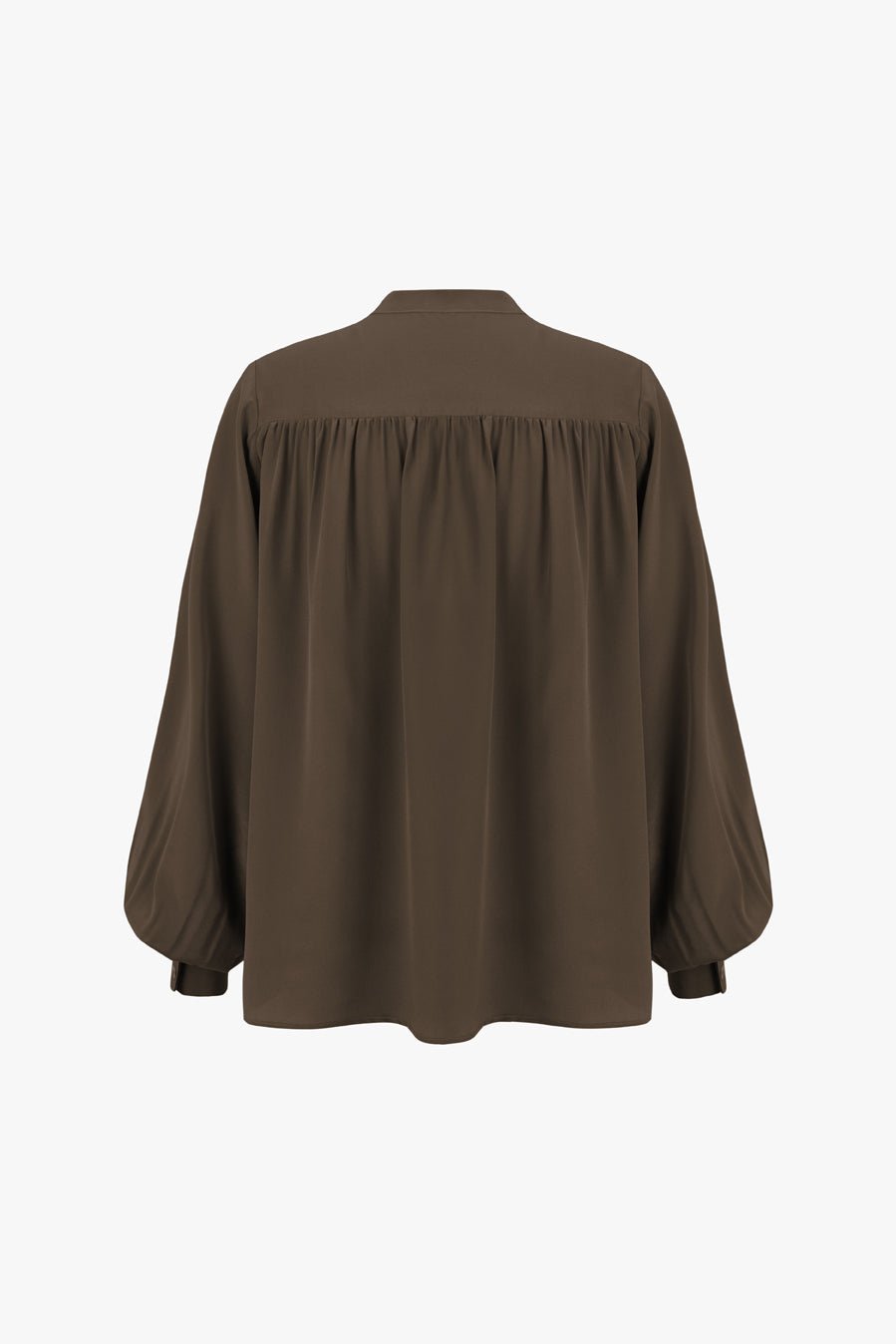 SIENNA BLOUSE DARK CHOCO