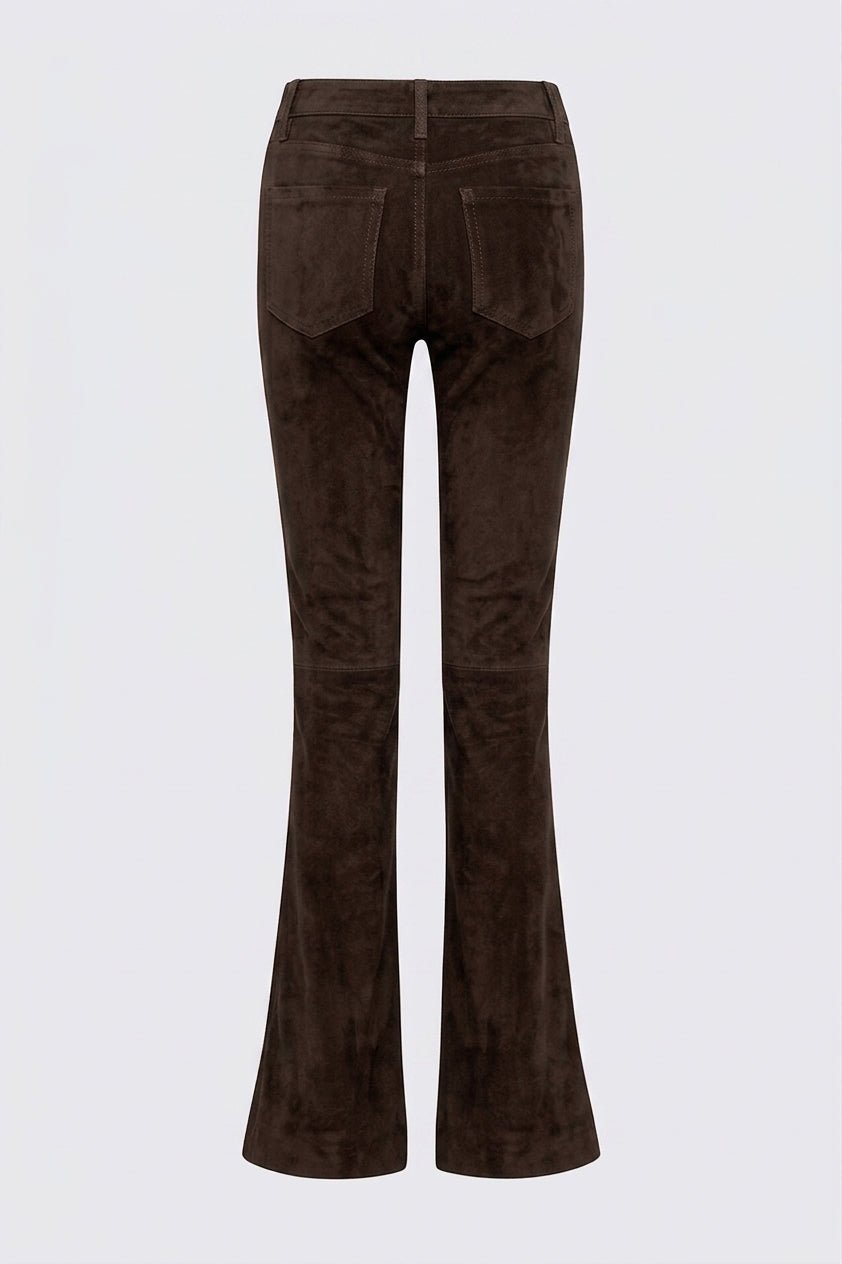 FLARE PANT DARK CHOCO