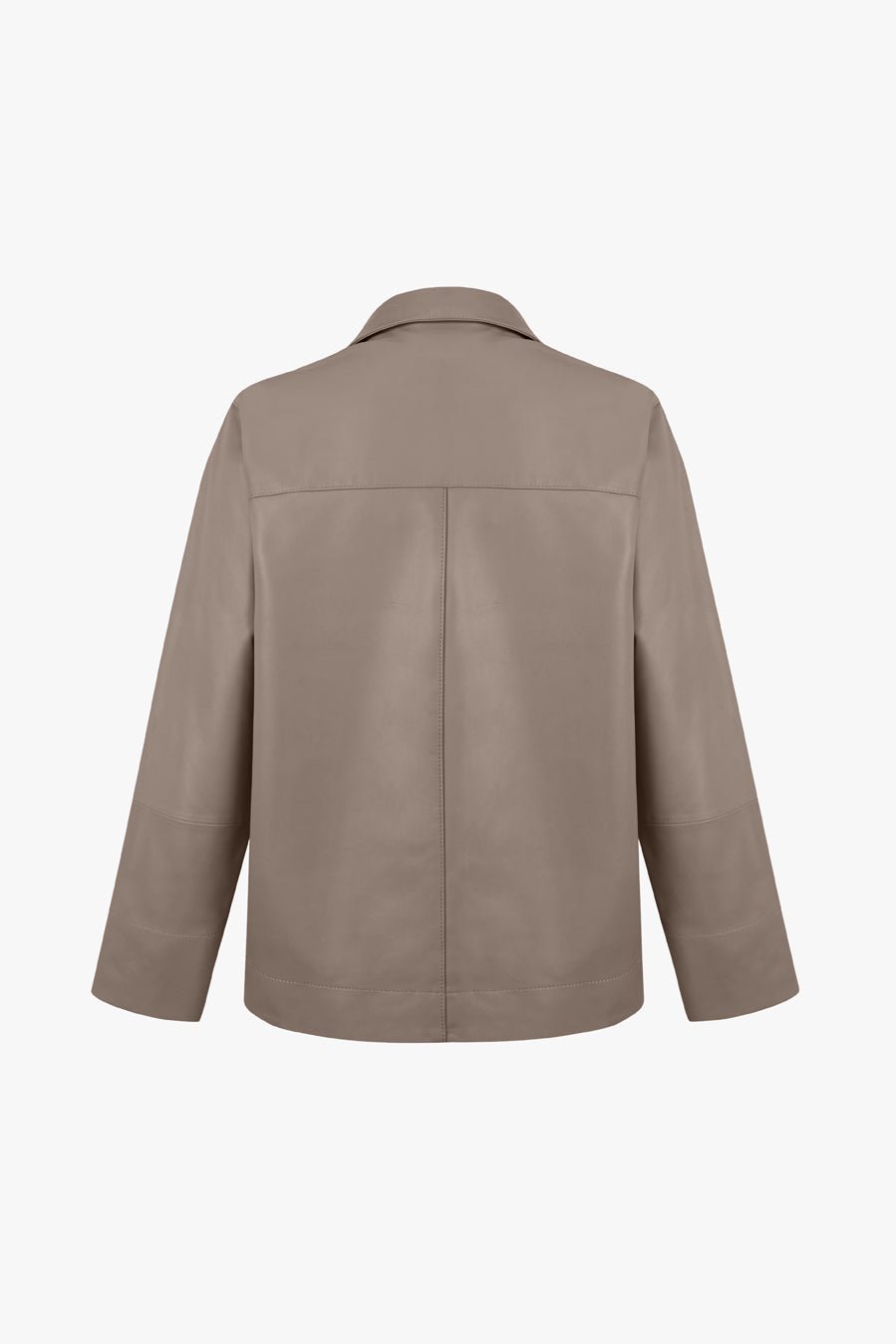 SAM LEATHER SHIRT SHADOW
