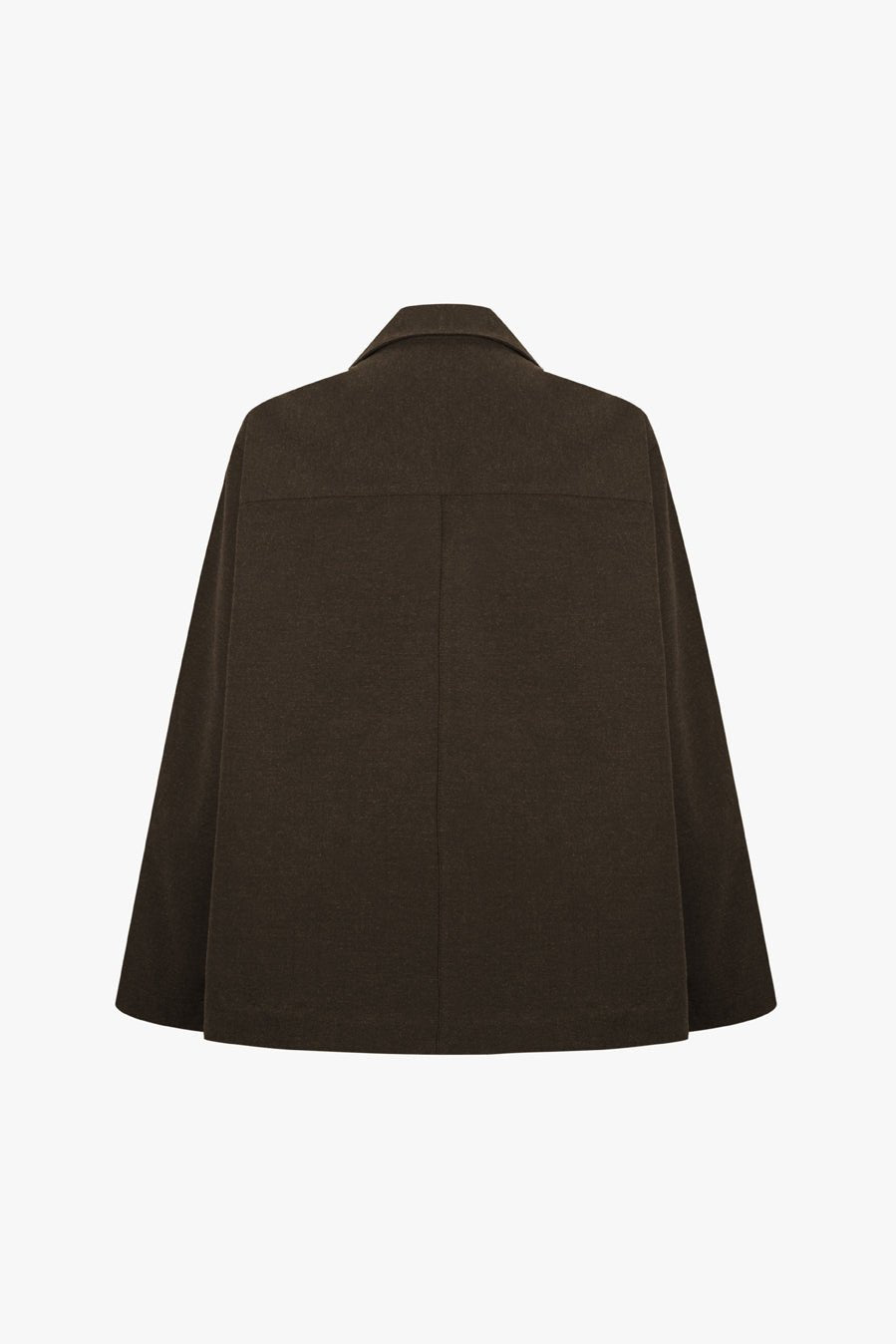 SAM COTTON CASHMERE SHIRT DARK CHOCO