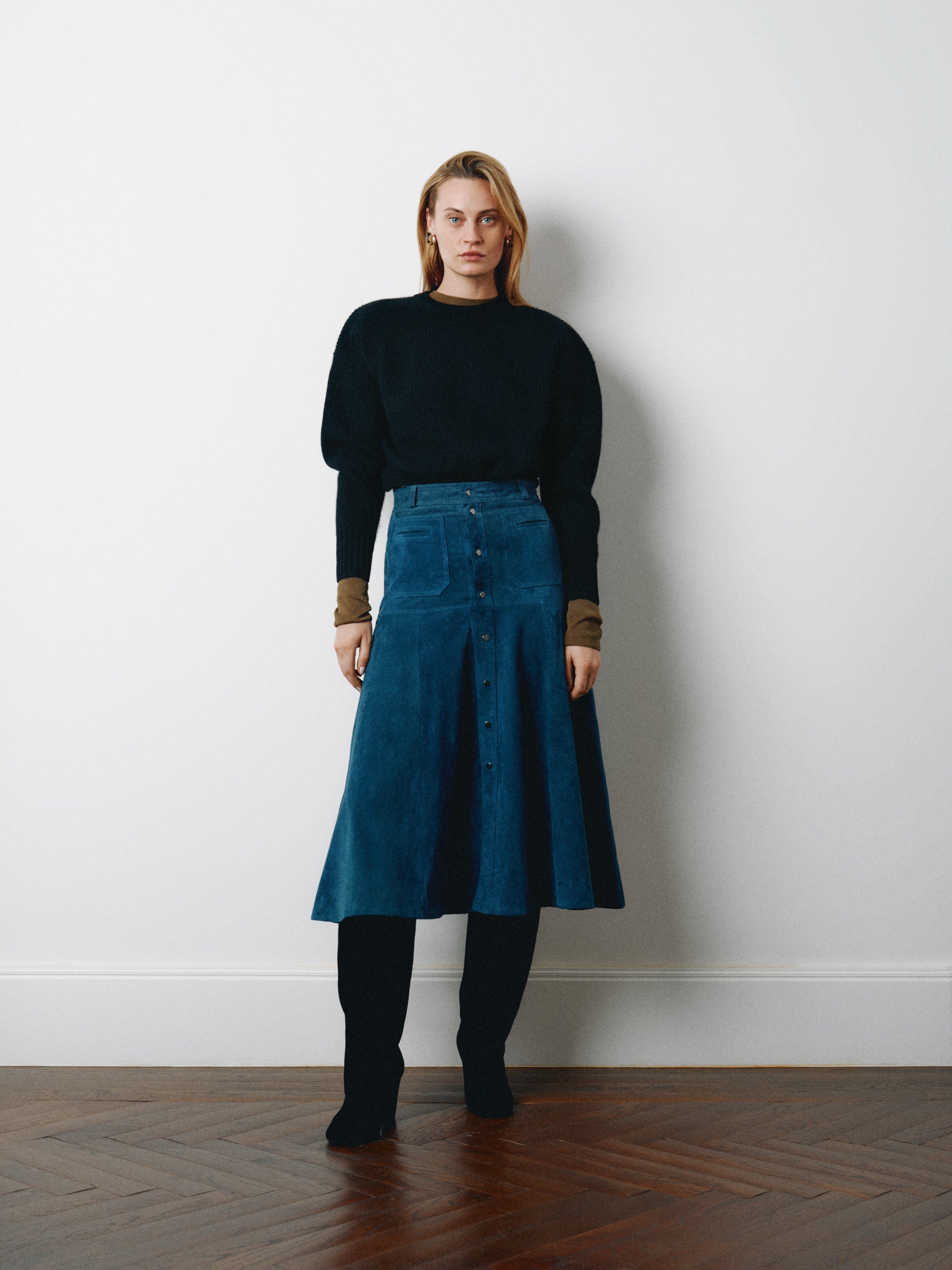 LEE SKIRT SAPPHIRE