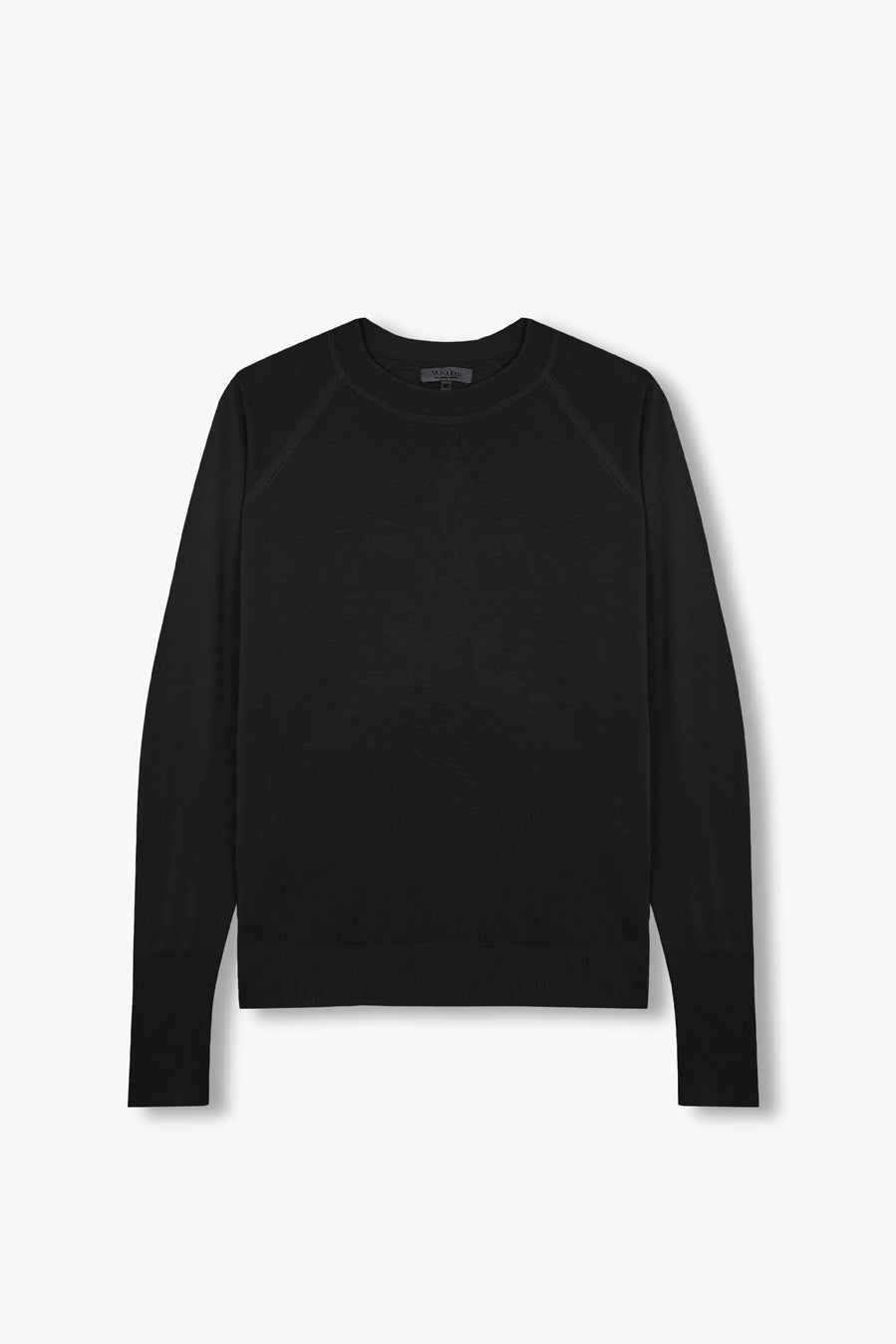 CREW NECK BLACK