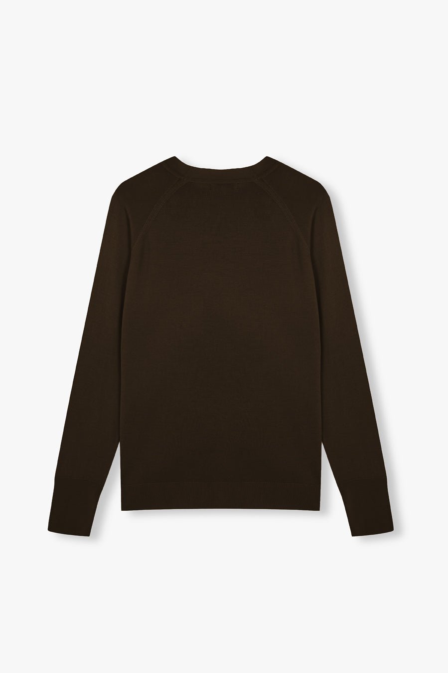 CREW NECK DARK CHOCO