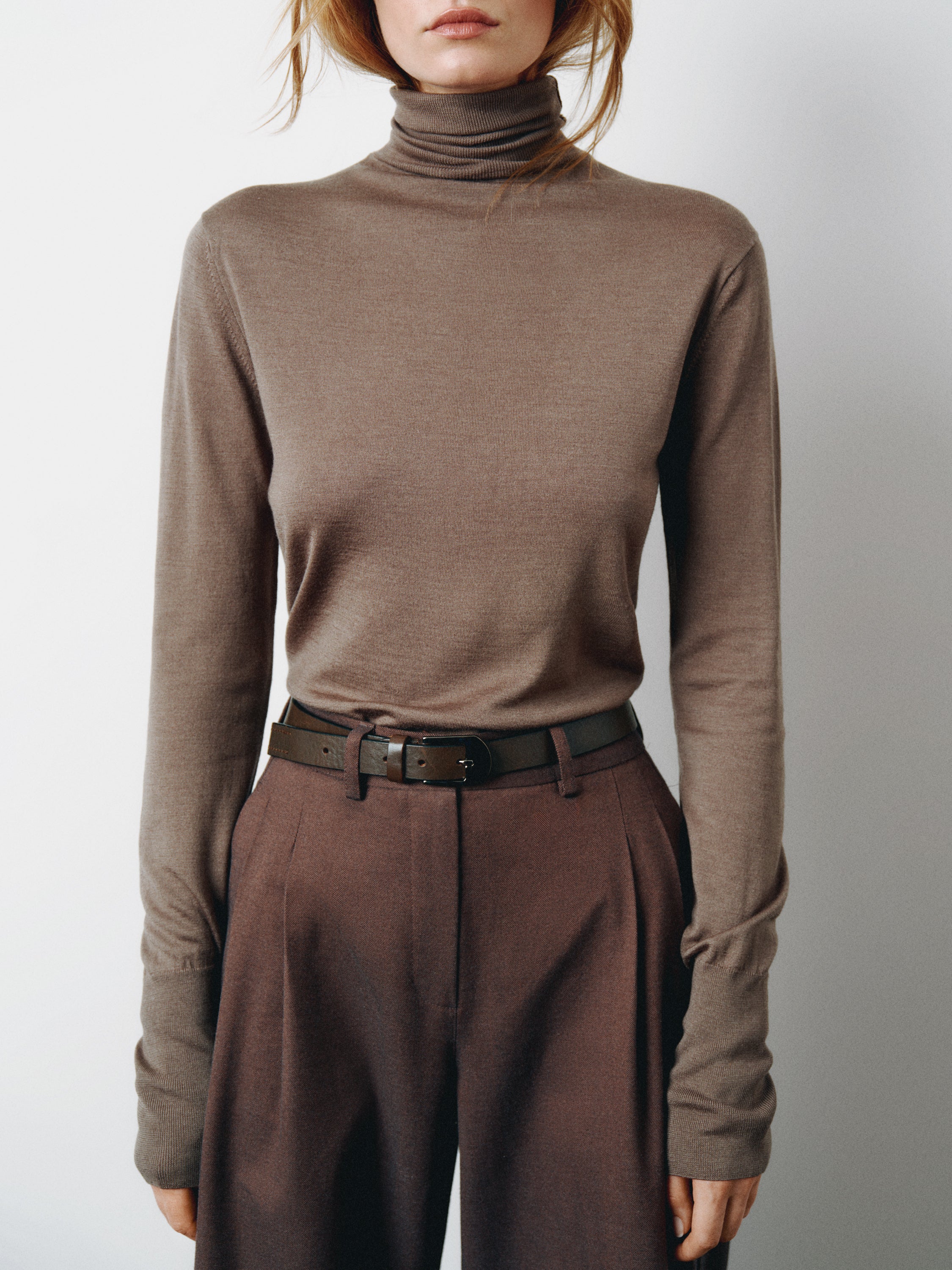 TURTLE NECK SWEATER SHADOW