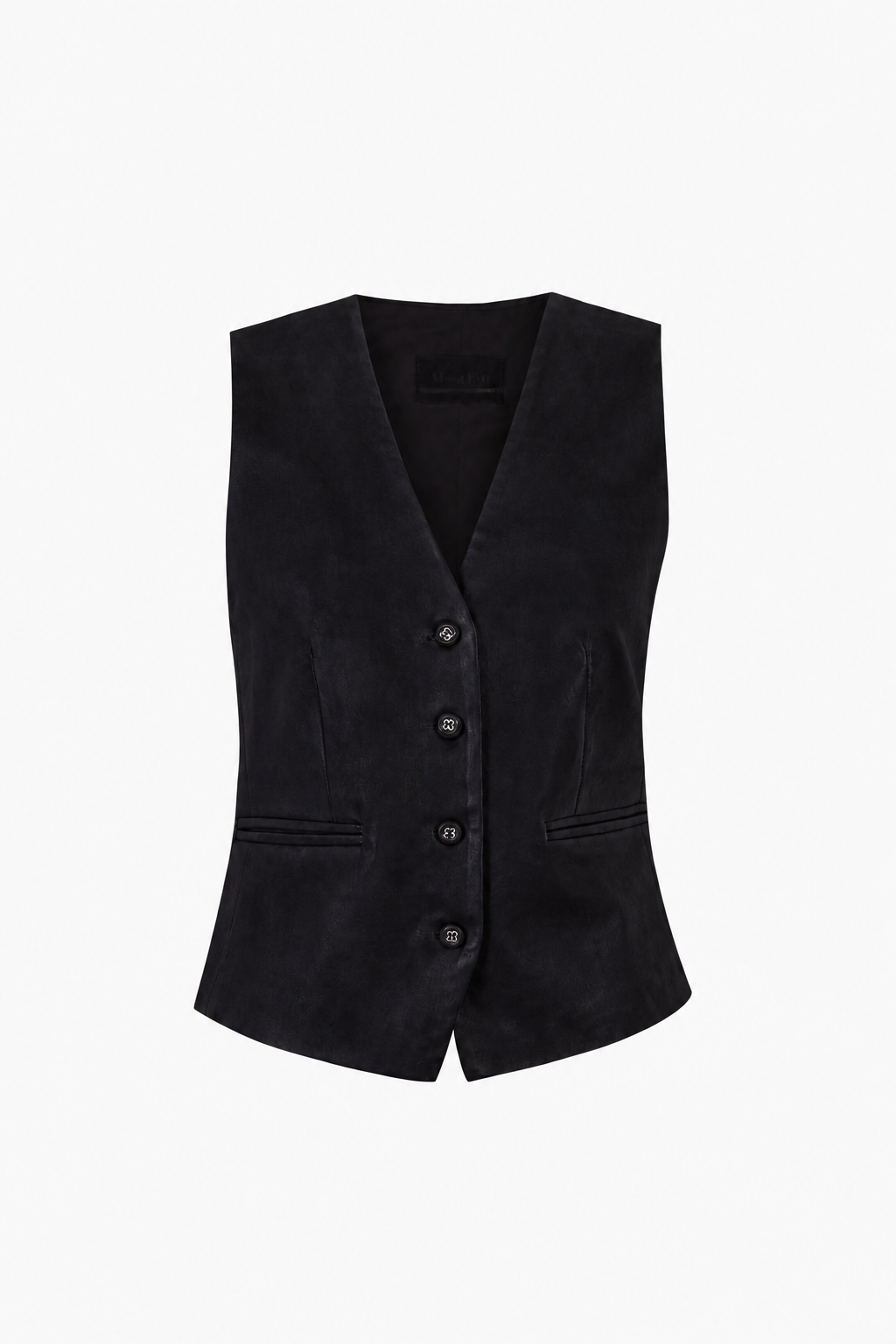 LUCIE VEST BLACK SUEDE