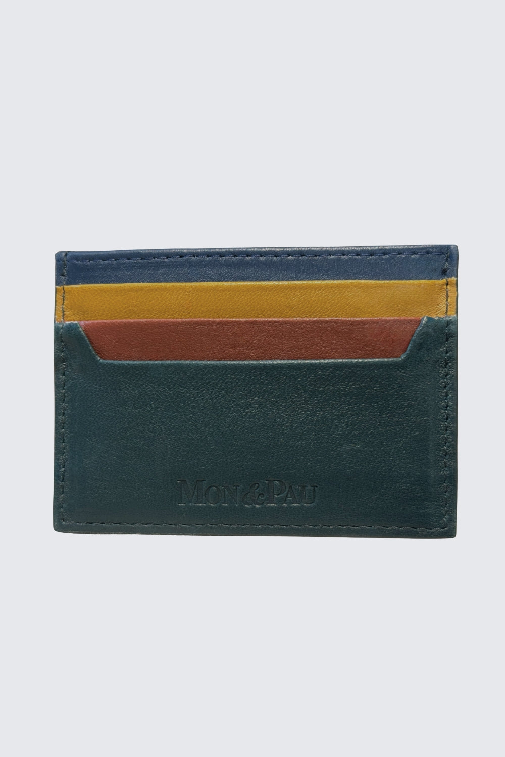 WALLET COMBO MALACHITE&BLUEBELL LEATHER
