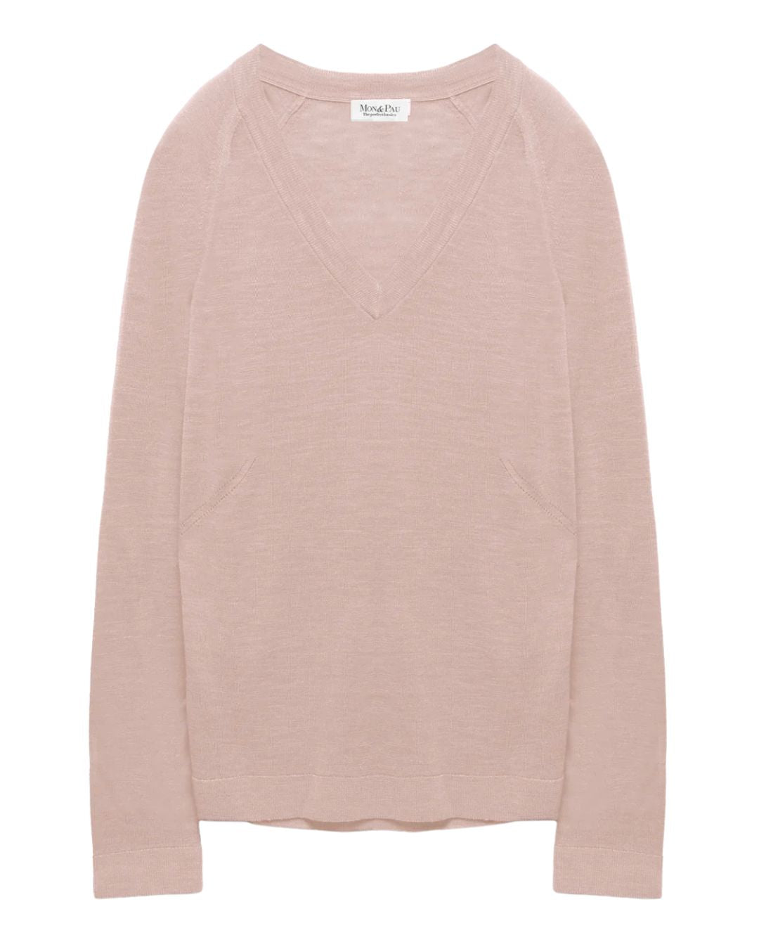 LONG SLEEVE V-NECK PRIMEROSE LINEN