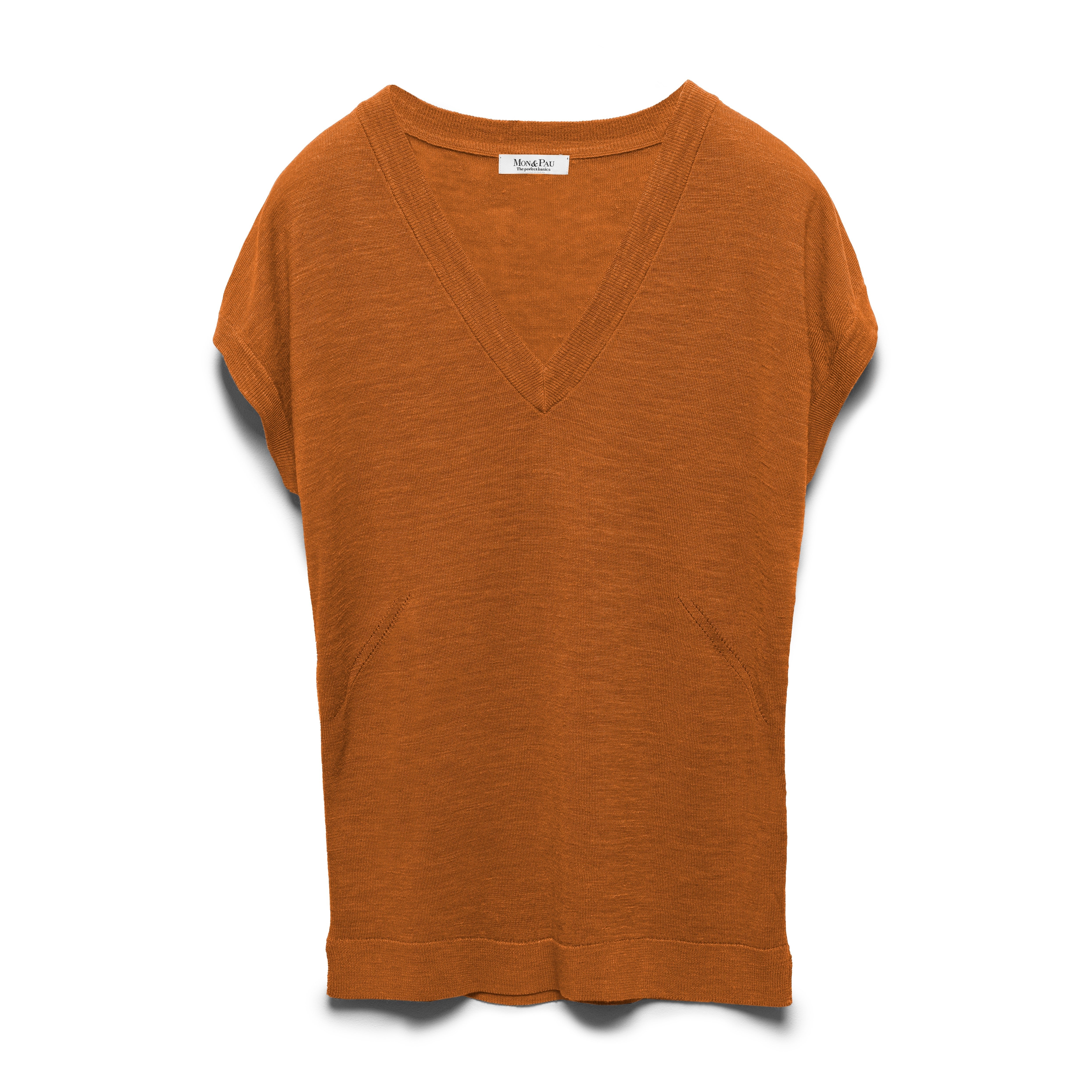 Sleeveless Apricot Crush T-Shirt