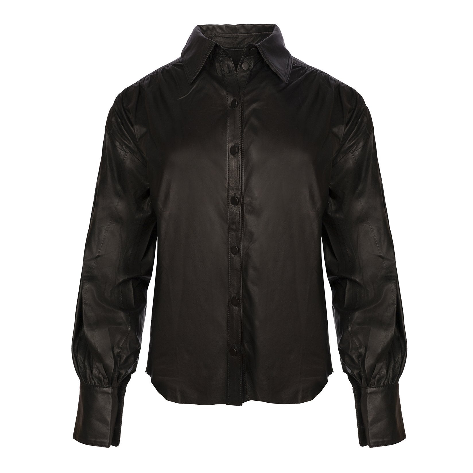 MARINA BLACK LEATHER