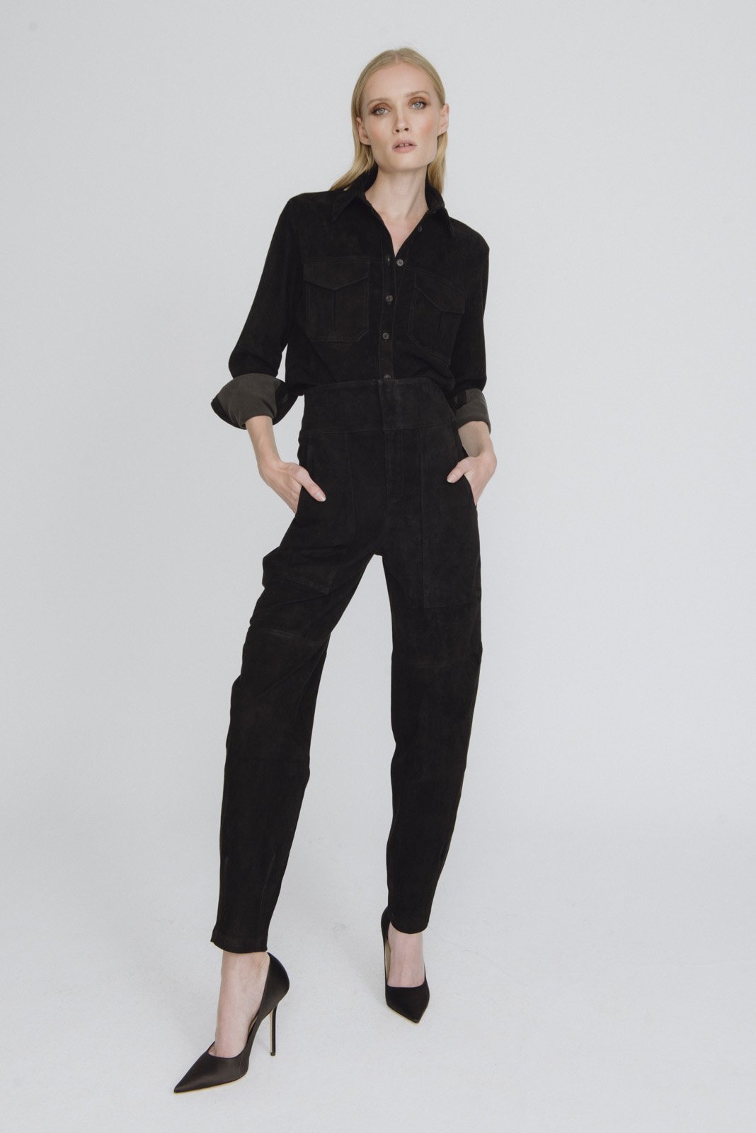 BEATRIZ BLACK SUEDE
