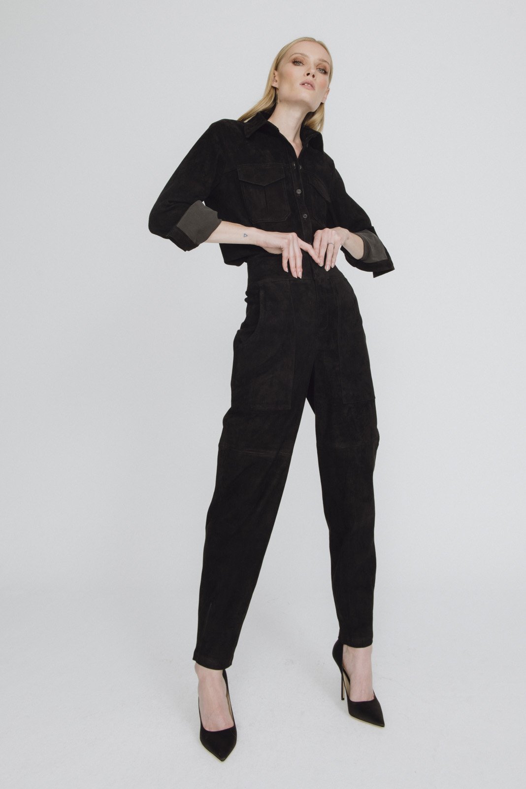 BEATRIZ BLACK SUEDE