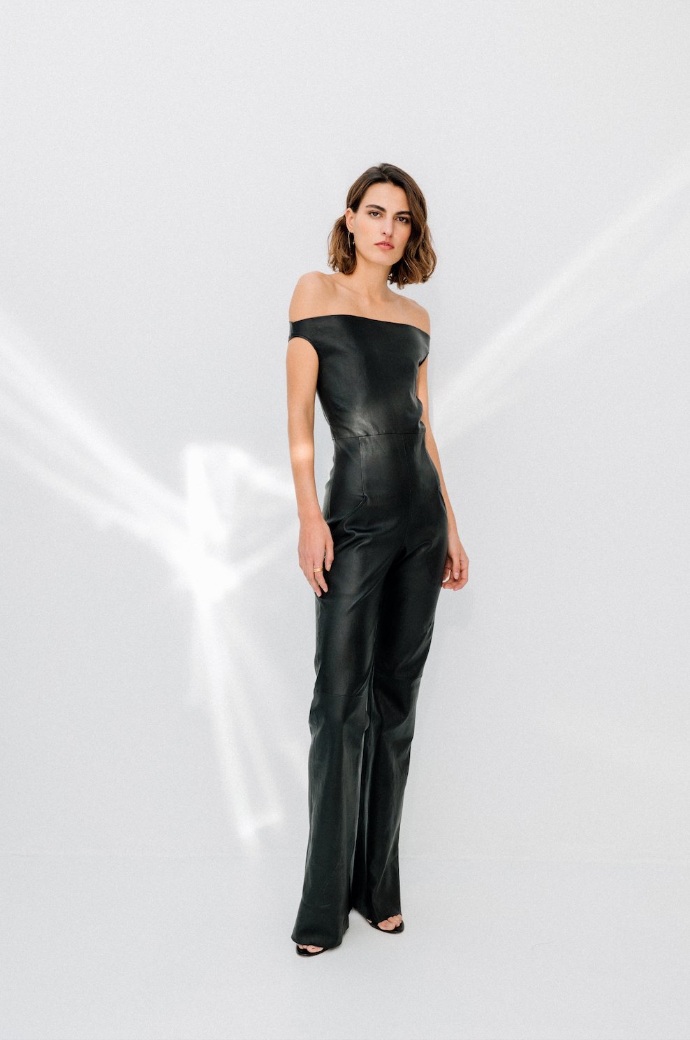 Olivia Jumpsuit Black Plongé