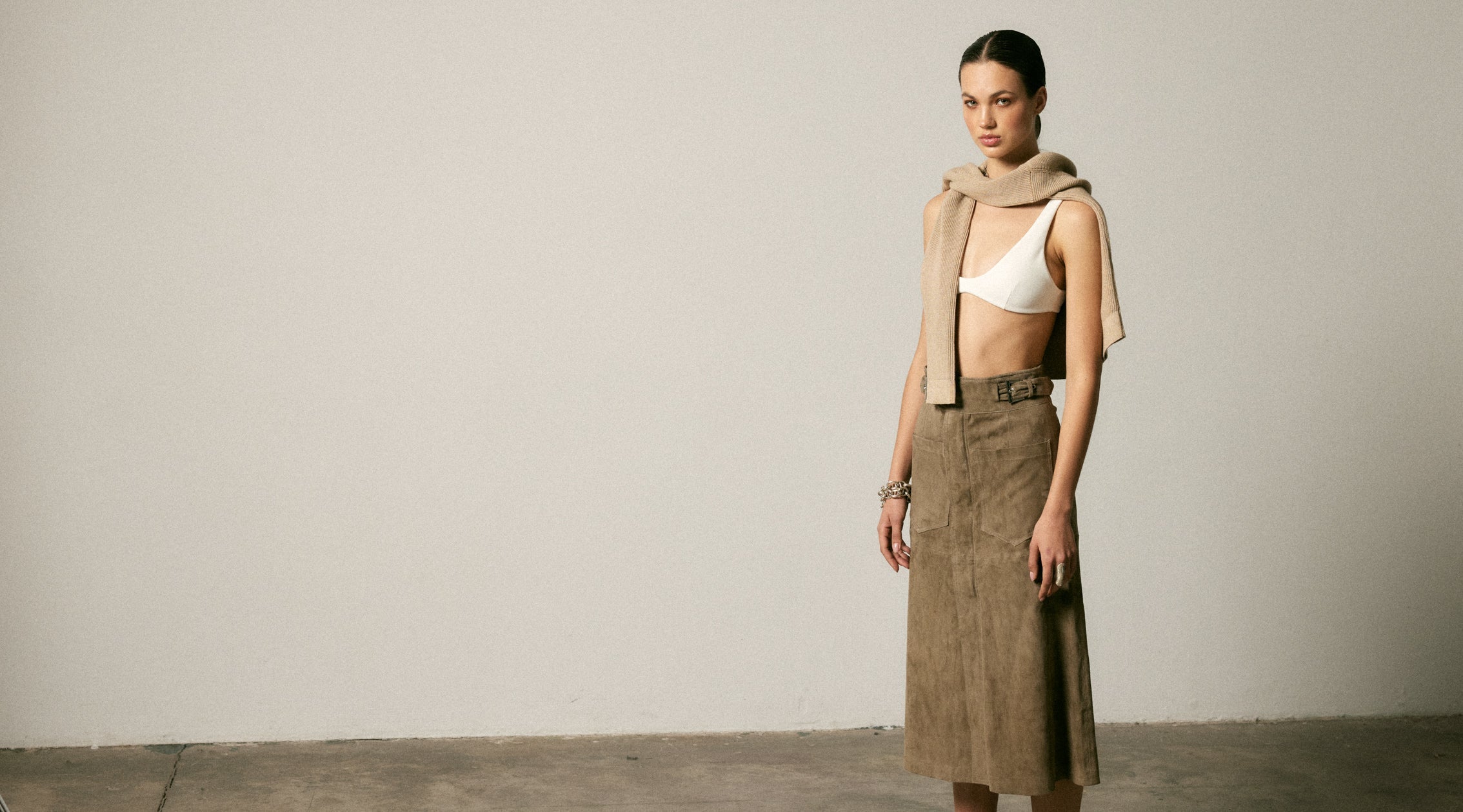 Designer leather skirts | Mon&Pau