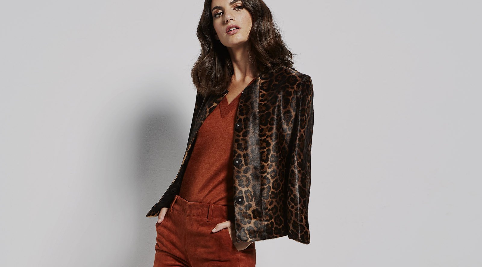 Designer leather blazer sale by MON&PAU