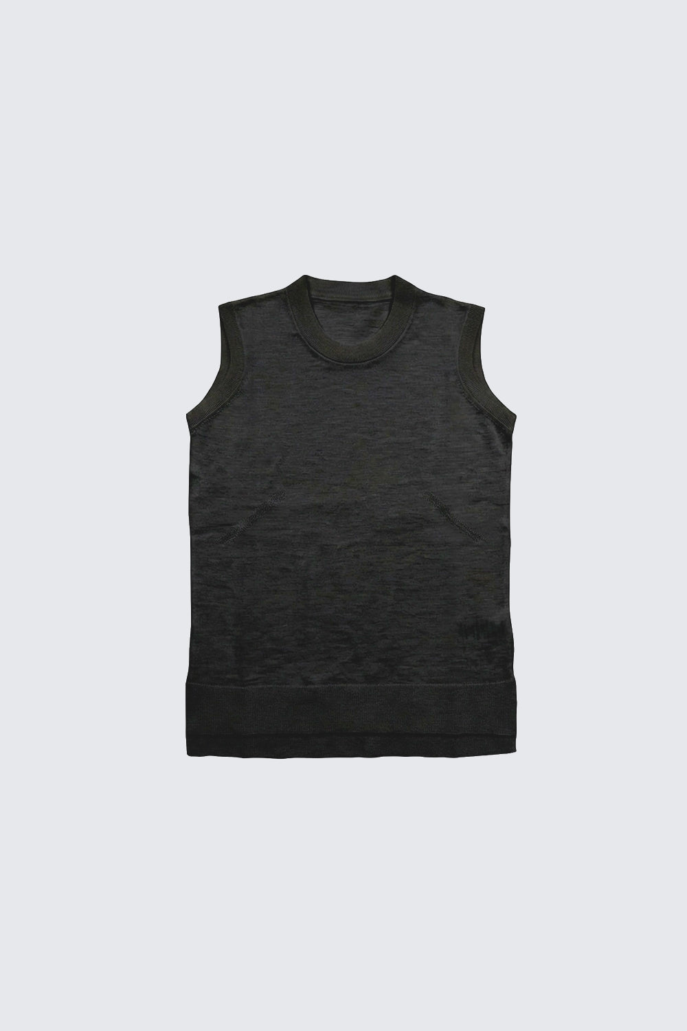 SLEEVELESS T-SHIRT NOT BLACK DENIM