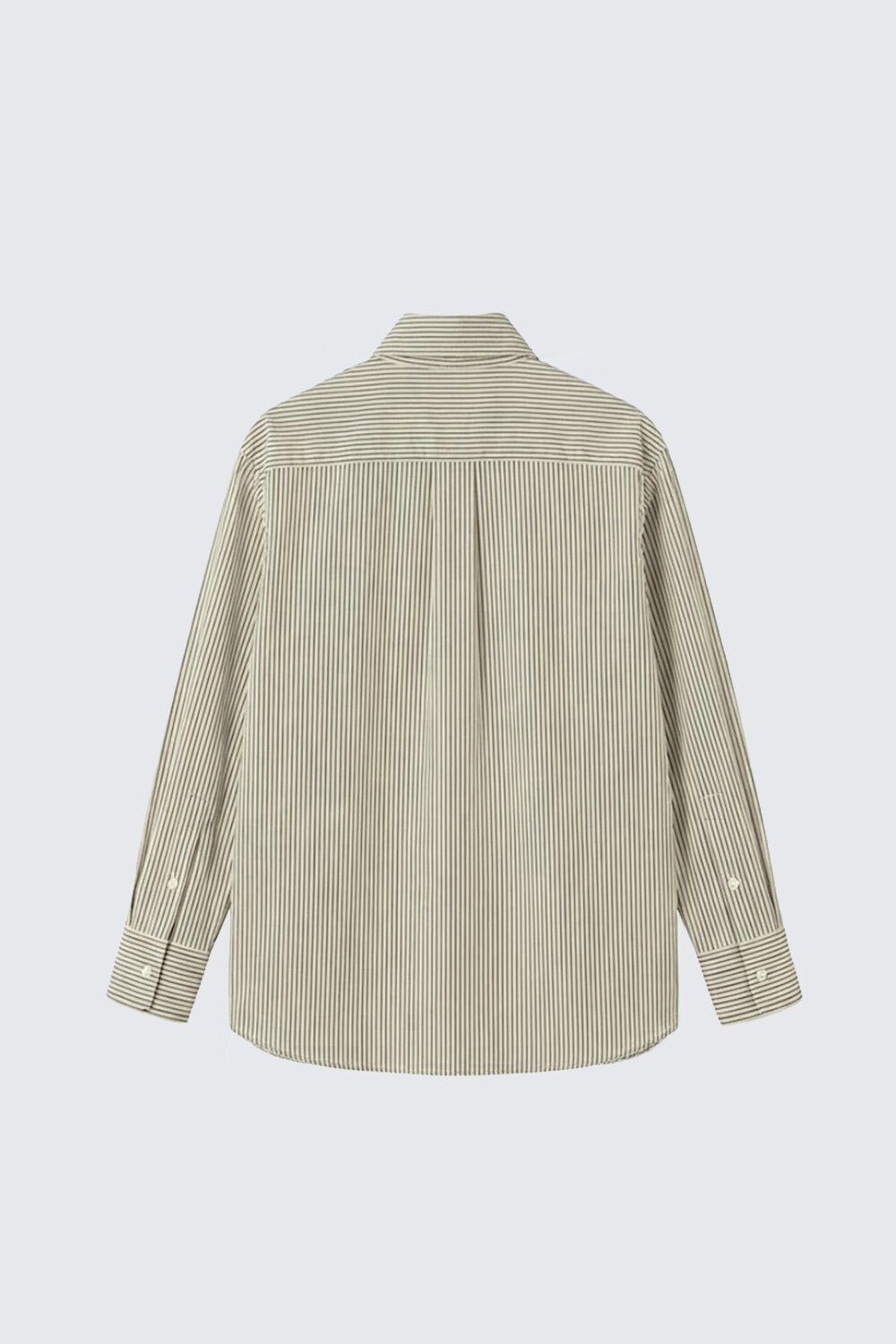 DIANE OFF WHITE/BLUE PINSTRIPE SHIRT