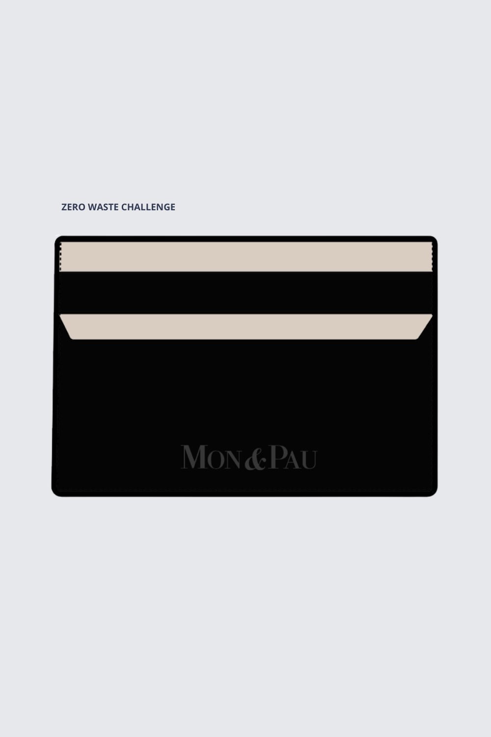 WALLET COMBO BLACK&BONE LEATHER