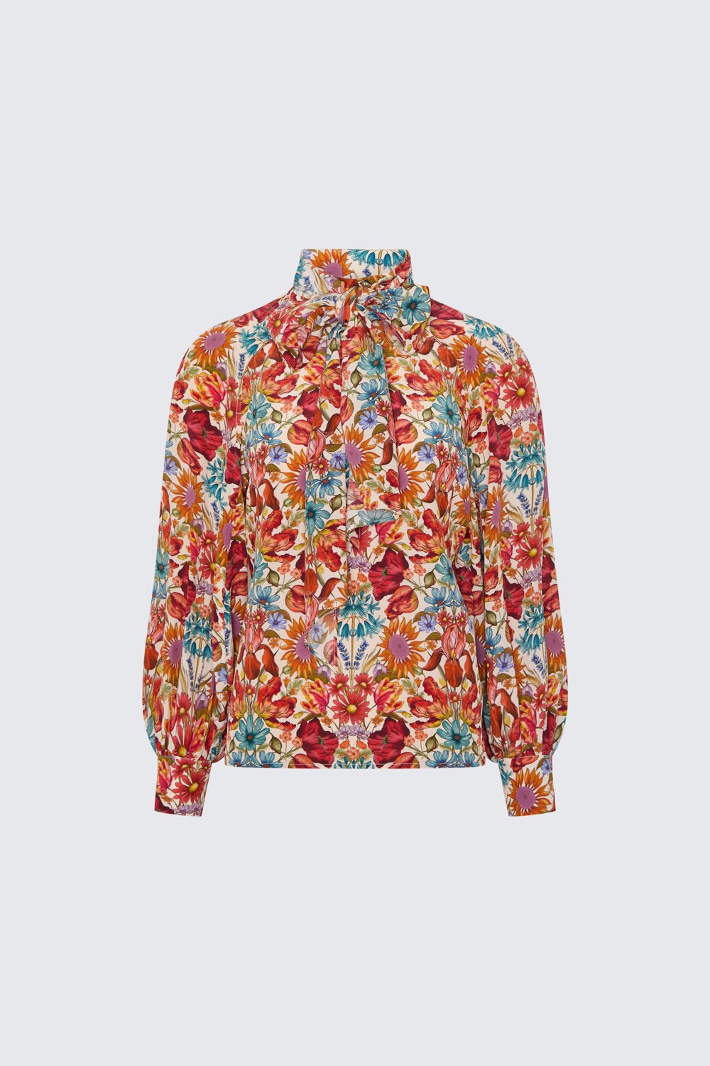 BOW FLORAL MUSE WHITE