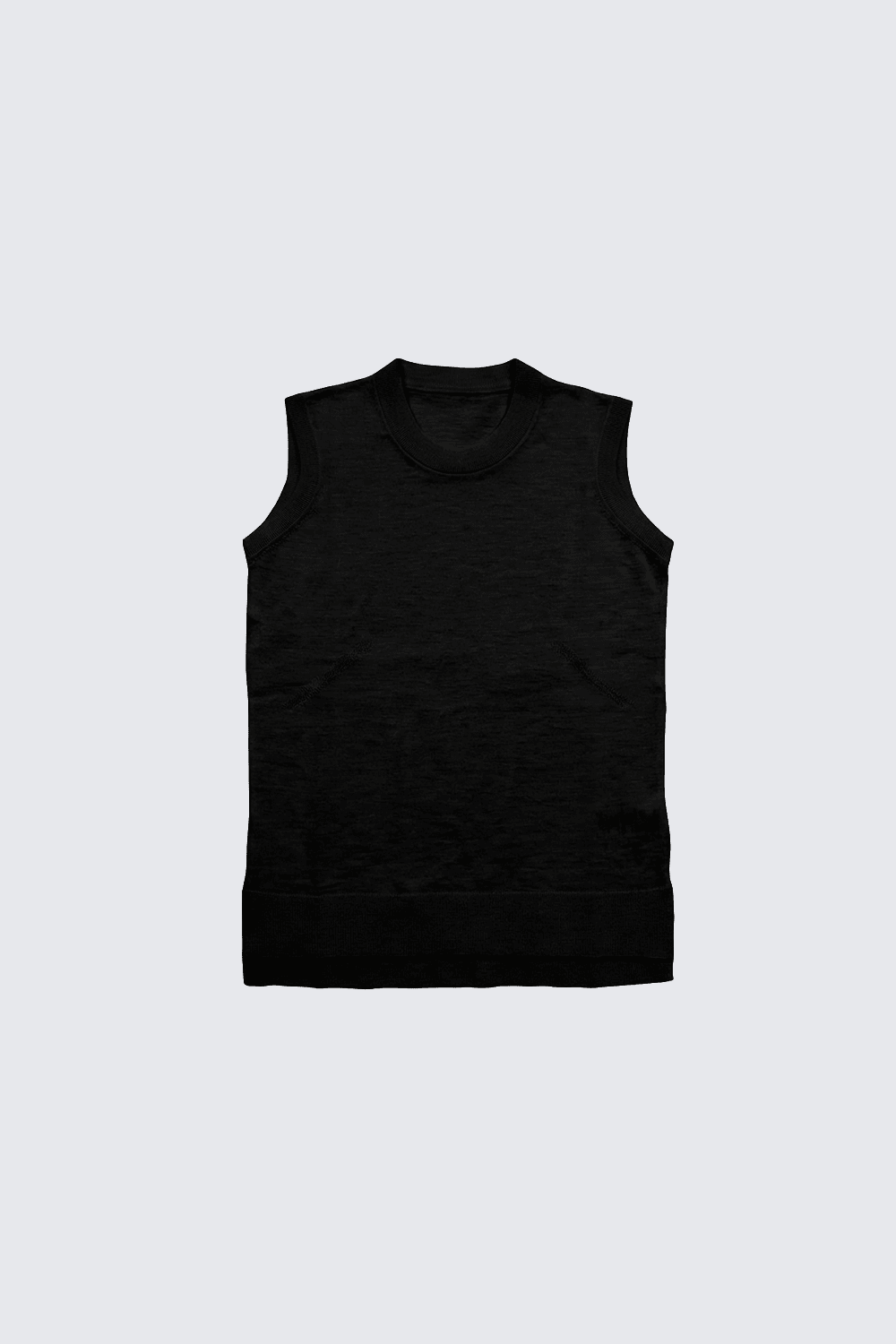 SLEEVELESS T-SHIRT BLACK