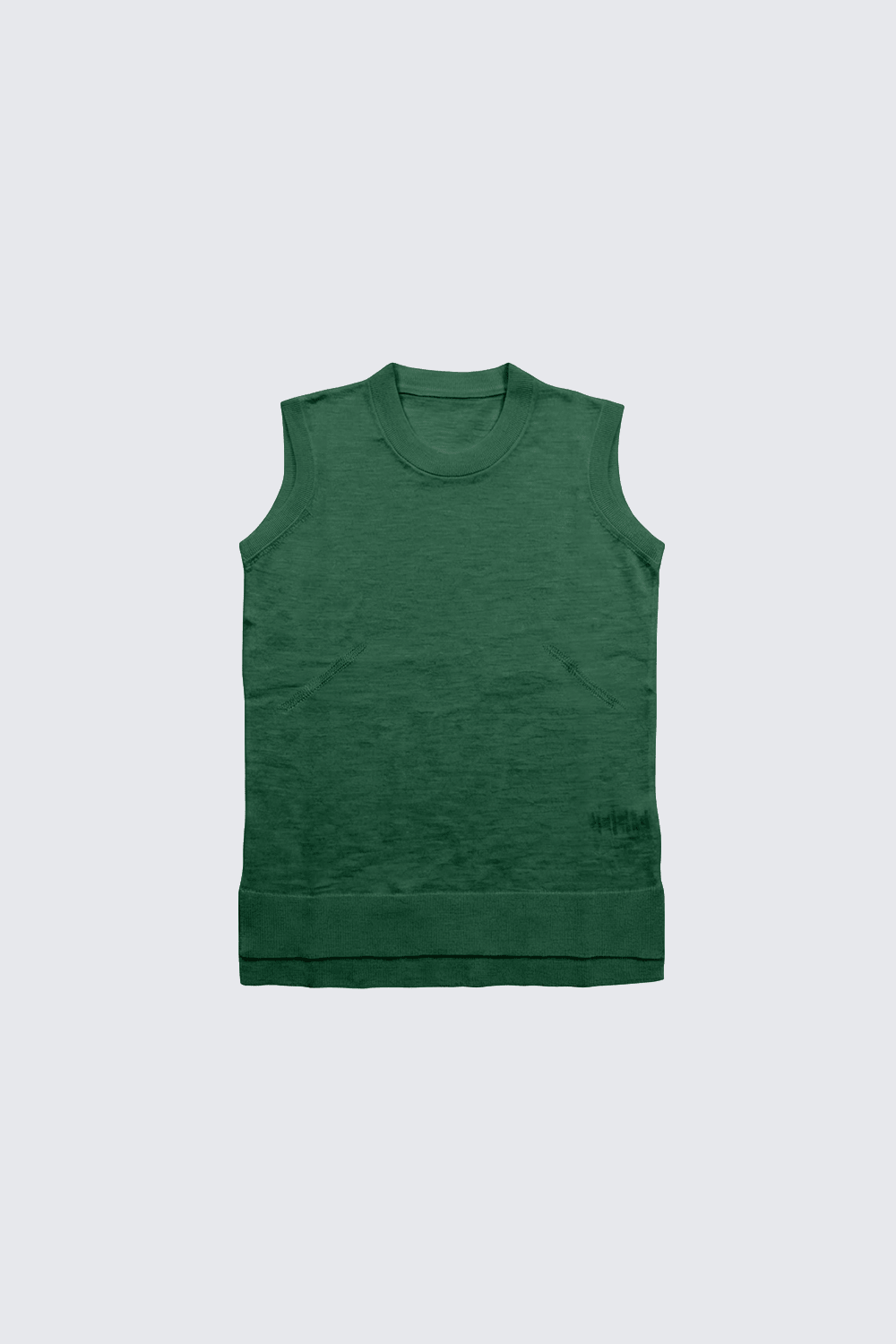 SLEEVELESS T-SHIRT PEACOCK GREEN
