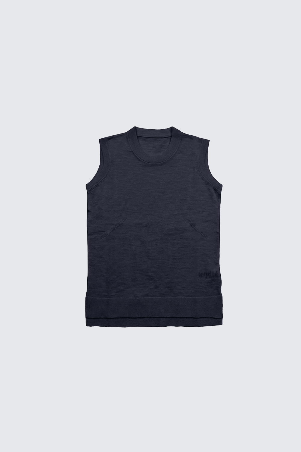 SLEEVELESS T-SHIRT NAVY