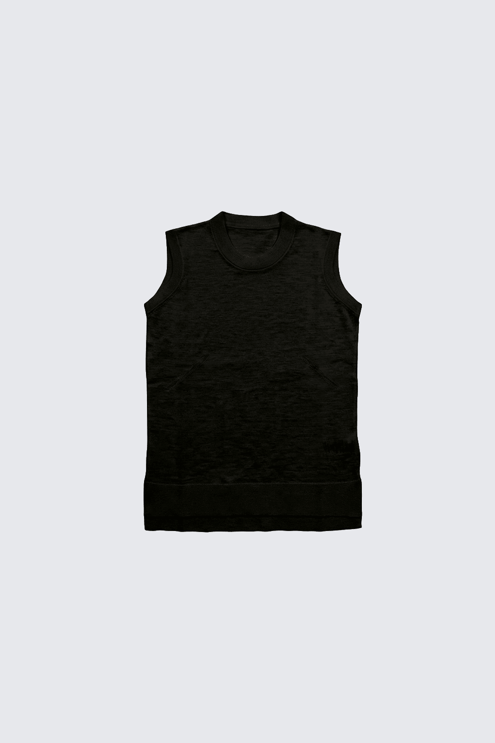 SLEEVELESS T-SHIRT NOT BLACK DENIM