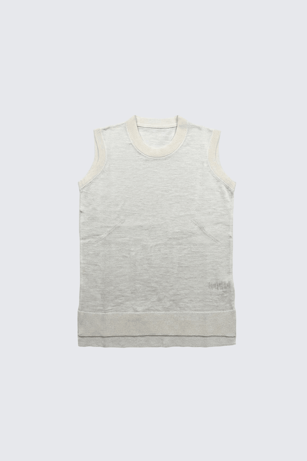 SLEEVELESS T-SHIRT WHITE