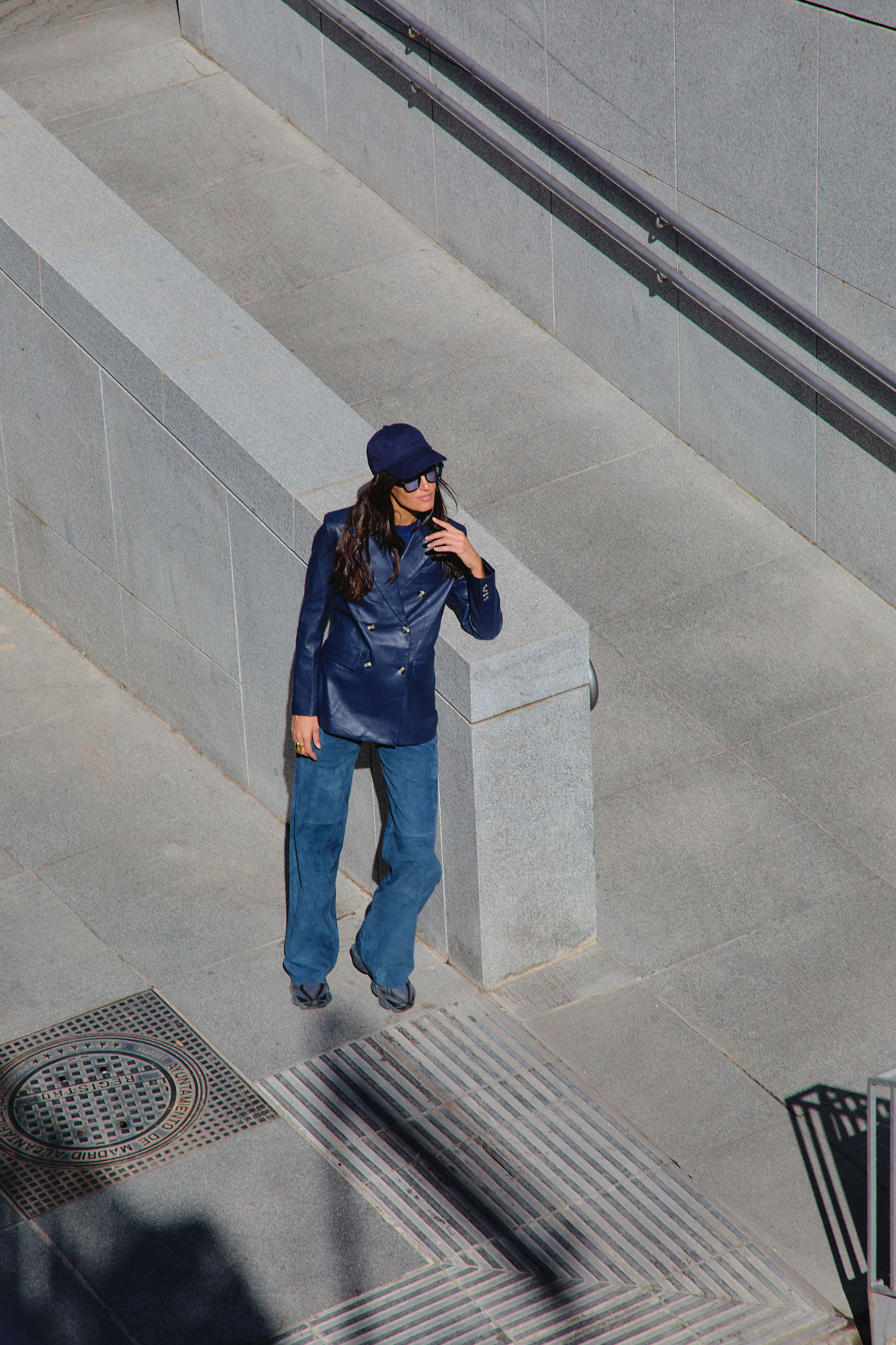 PATRICIA NAVY LEATHER