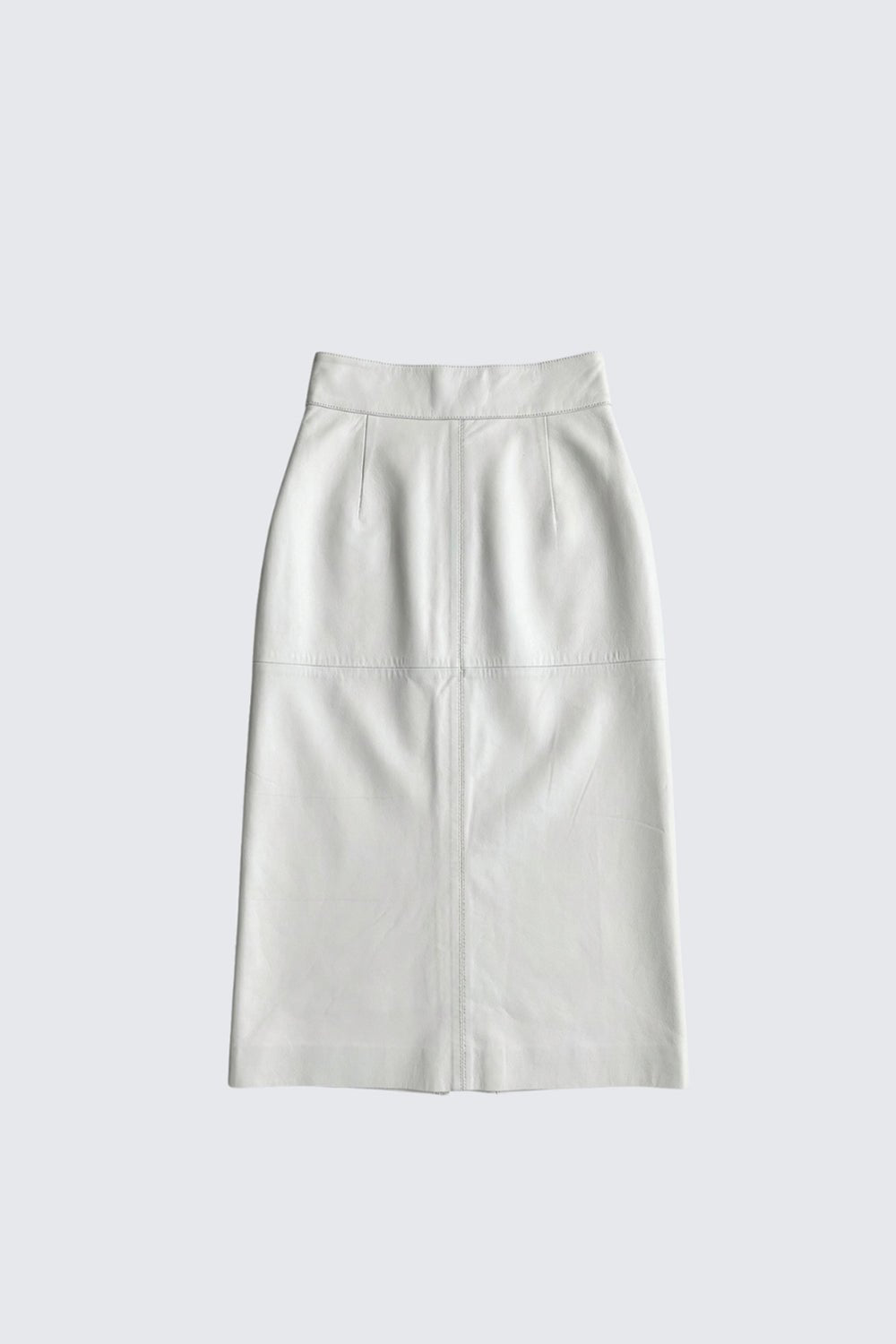 GALA SKIRT WHITE LEATHER