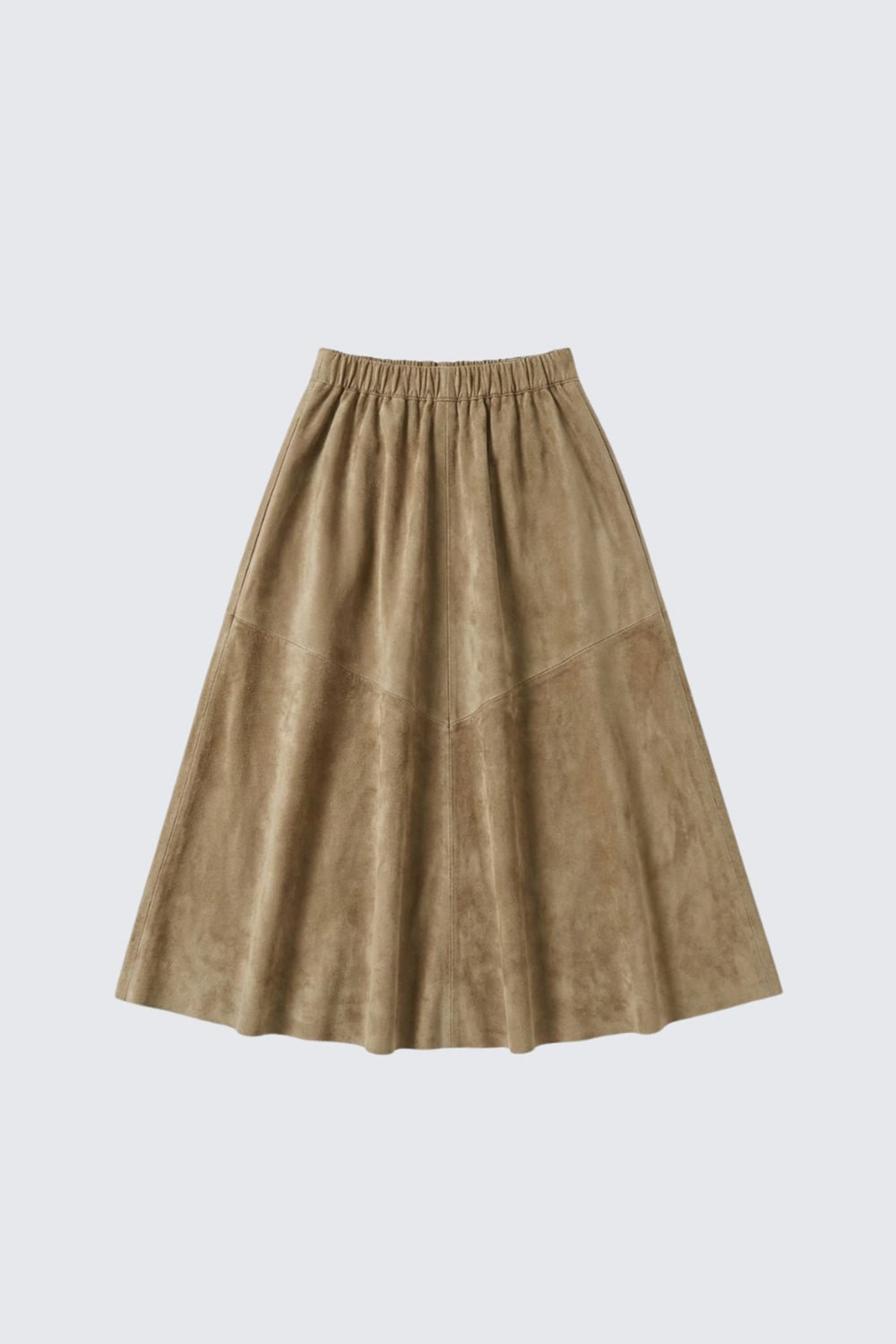 RAQUEL SKIRT PEANUT BUTTER SUEDE