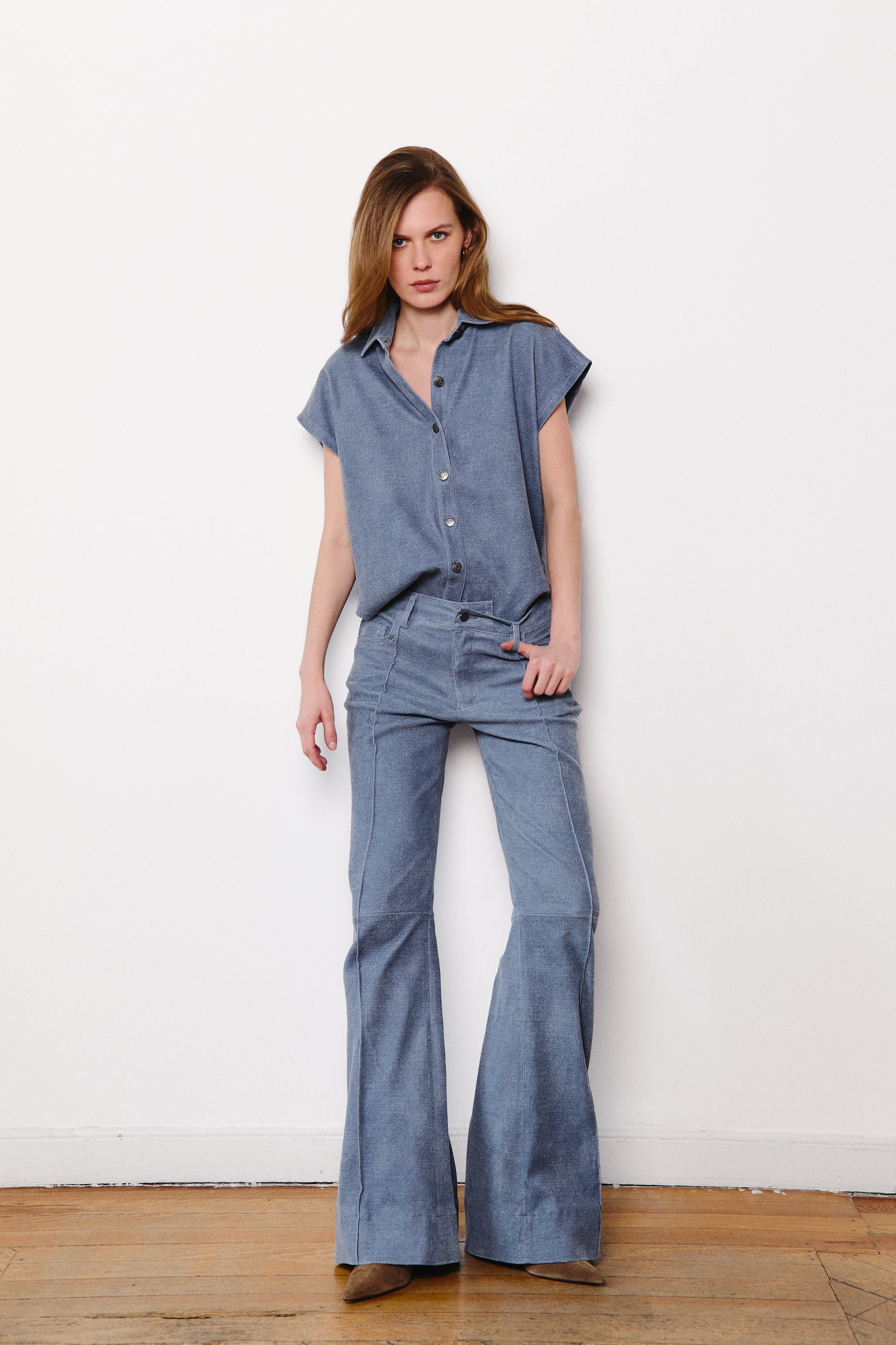 FEDERICA PANT RETRO BLUE