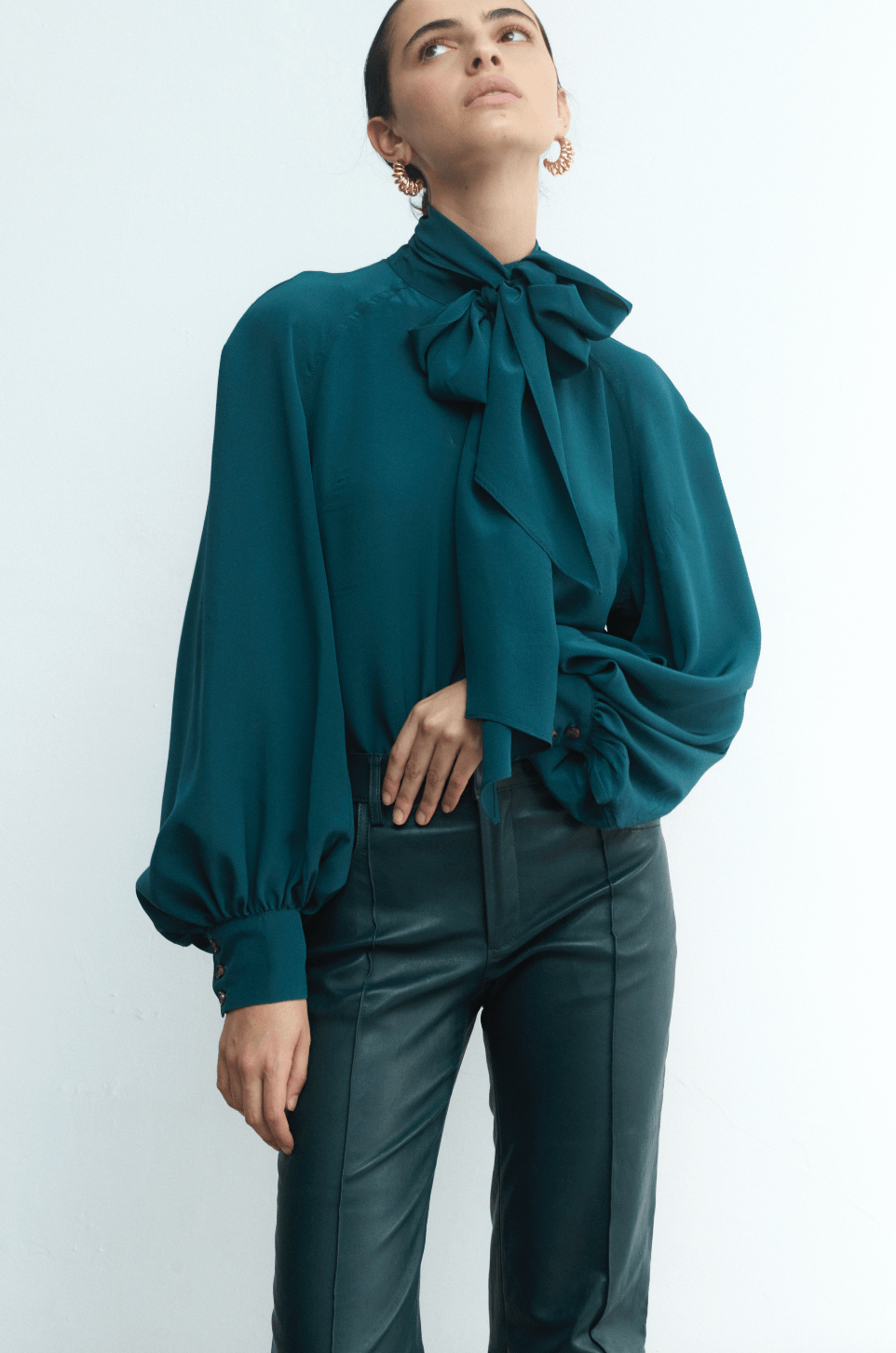 FEDERICA MALACHITE LEATHER