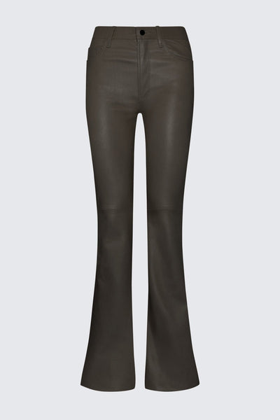 Black Leather Pants Flare | MON&PAU