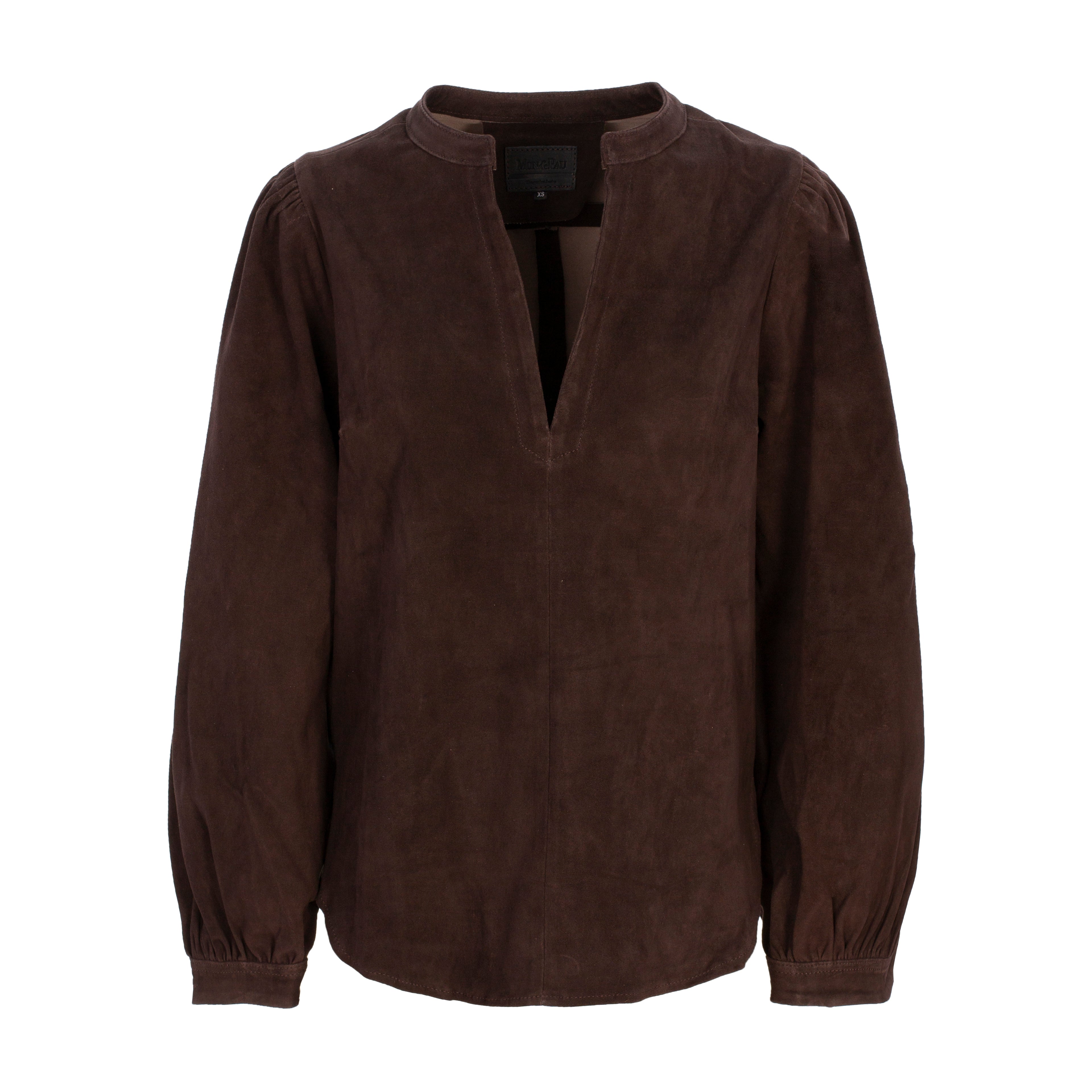 Maxima Top Dark Chocolate Suede