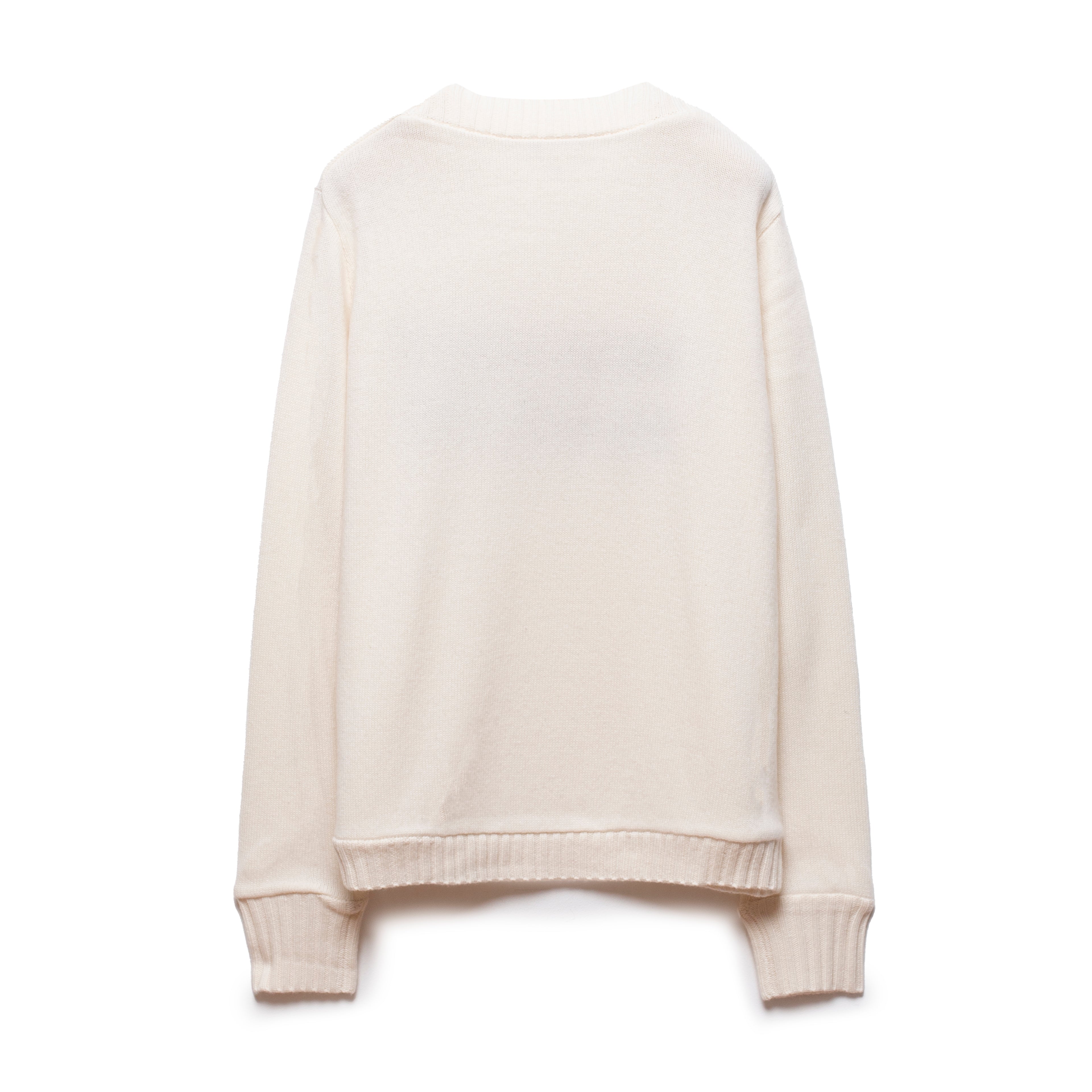 "No More Drama" Sweater Off White