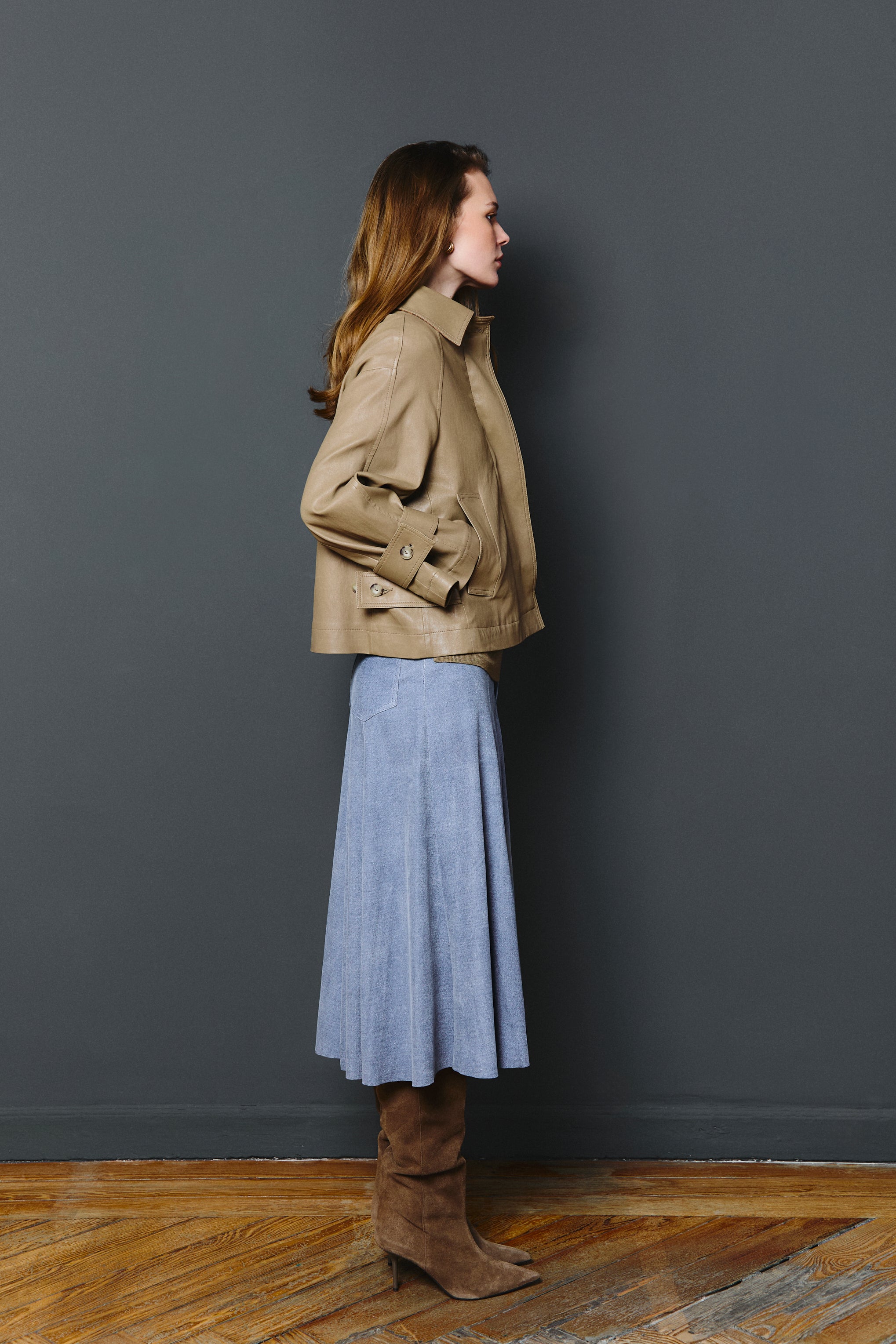 KATE JACKET LONDON FOG LEATHER