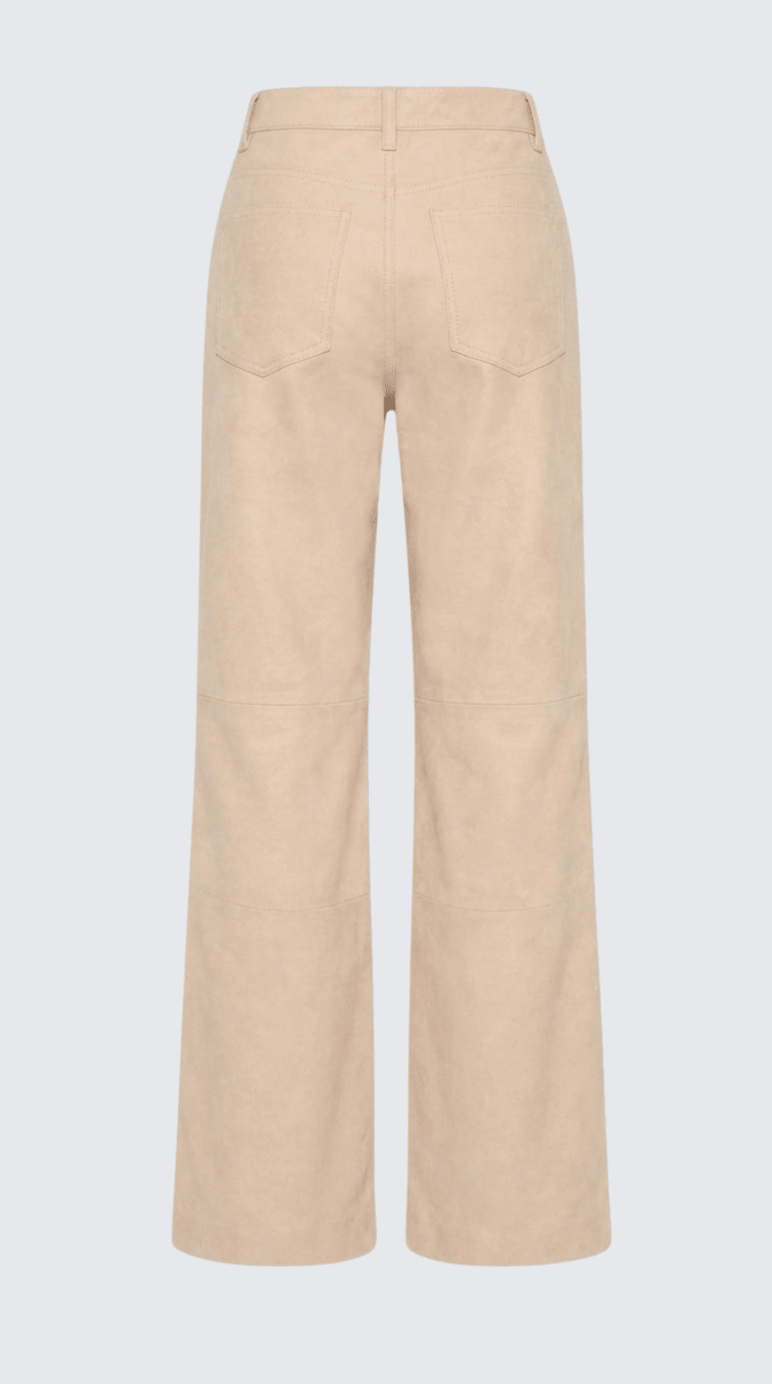 LAUREN PANT ROSE QUARTZ LEATHER