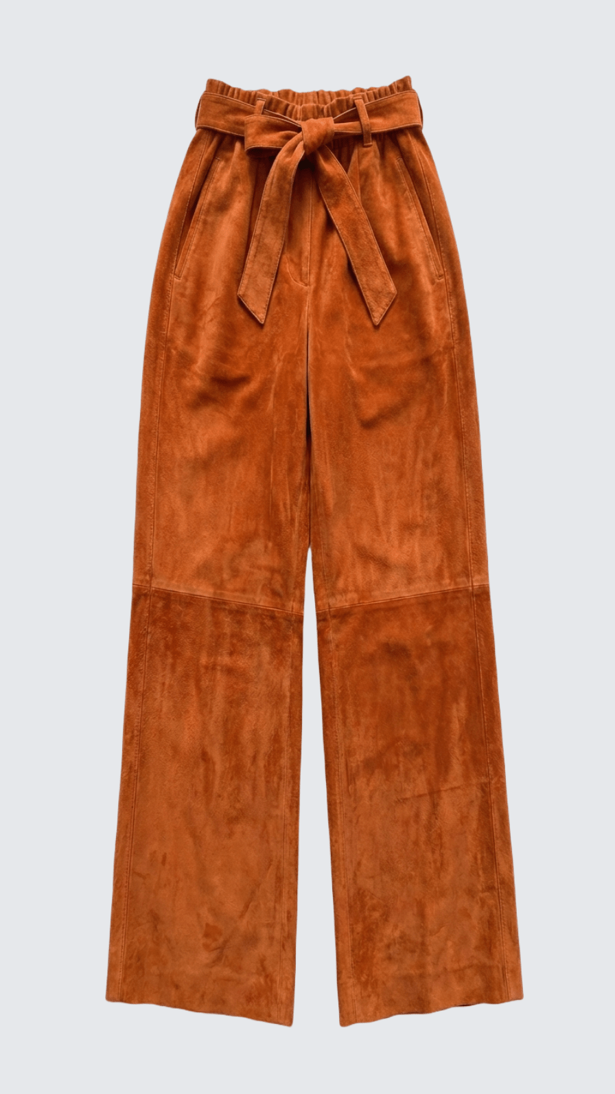 LUZ PANT SUN ORANGE SUEDE