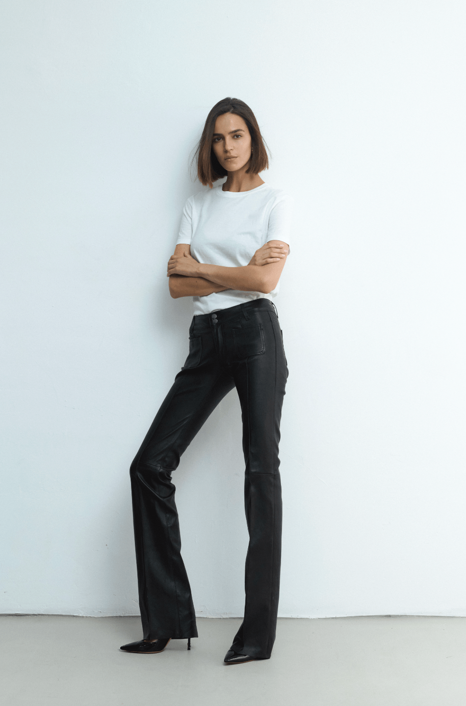 MADISON BLACK LEATHER