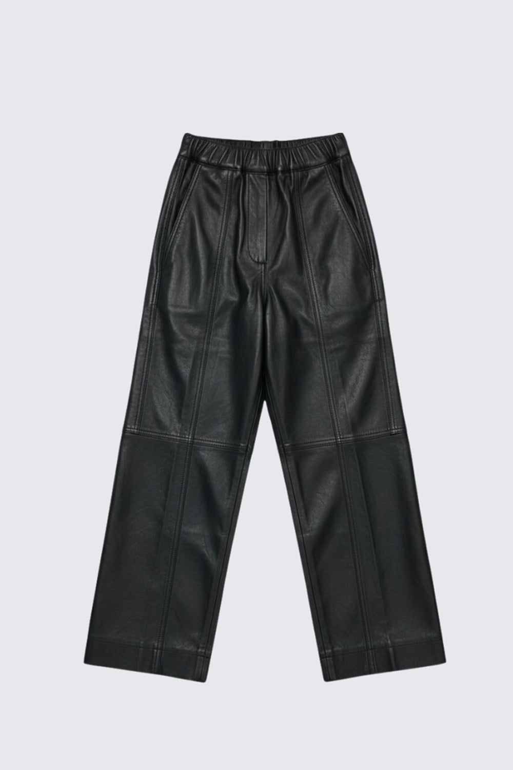 MARA PANT BLACK LEATHER LIGHT