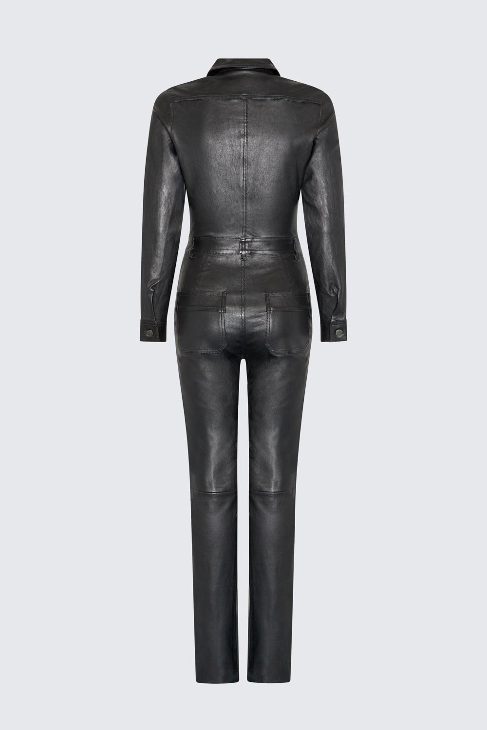 JACK JUMPSUIT BLACK LEATHER
