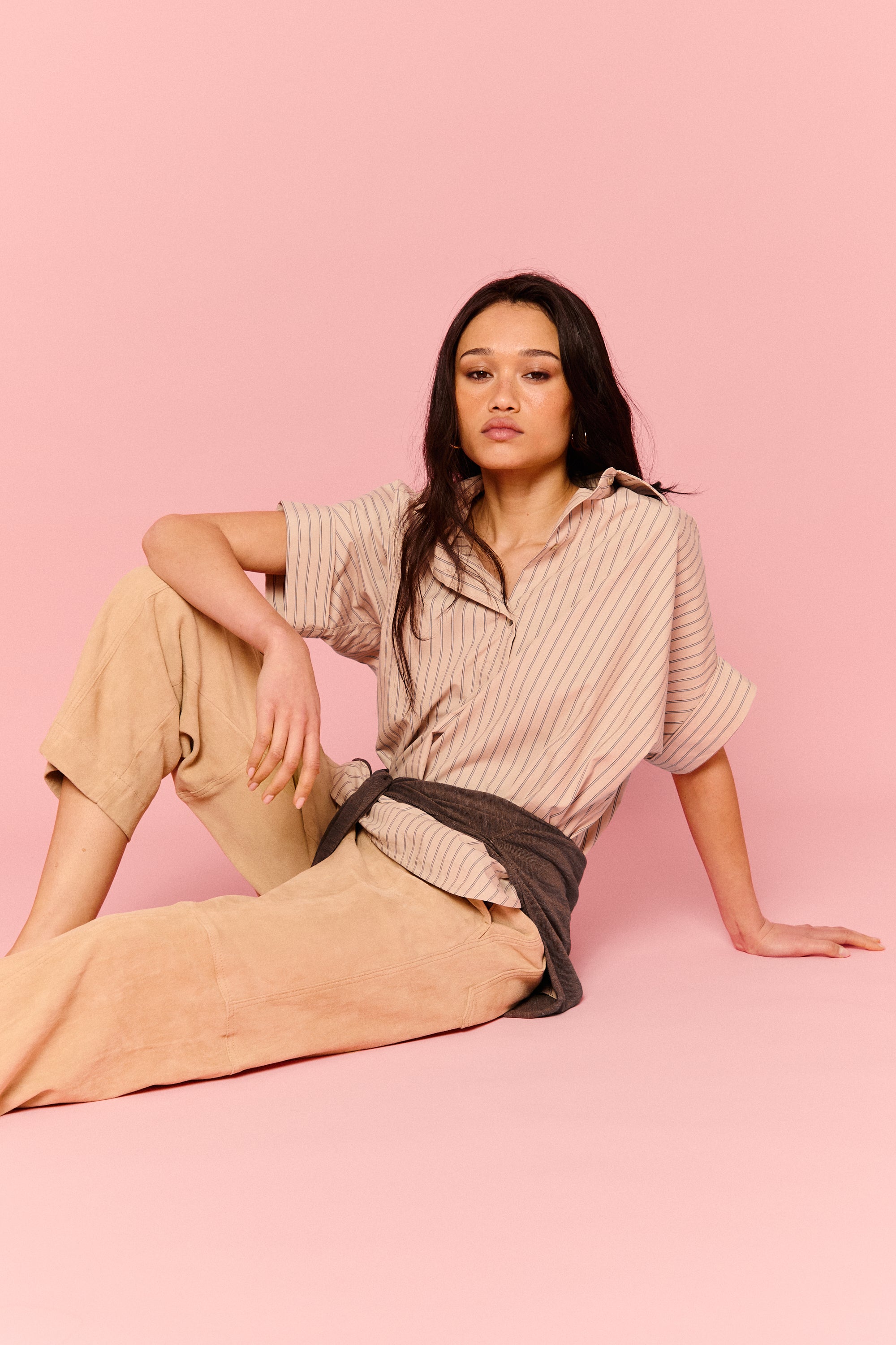 MARA PANT PEANUT BUTTER SUEDE