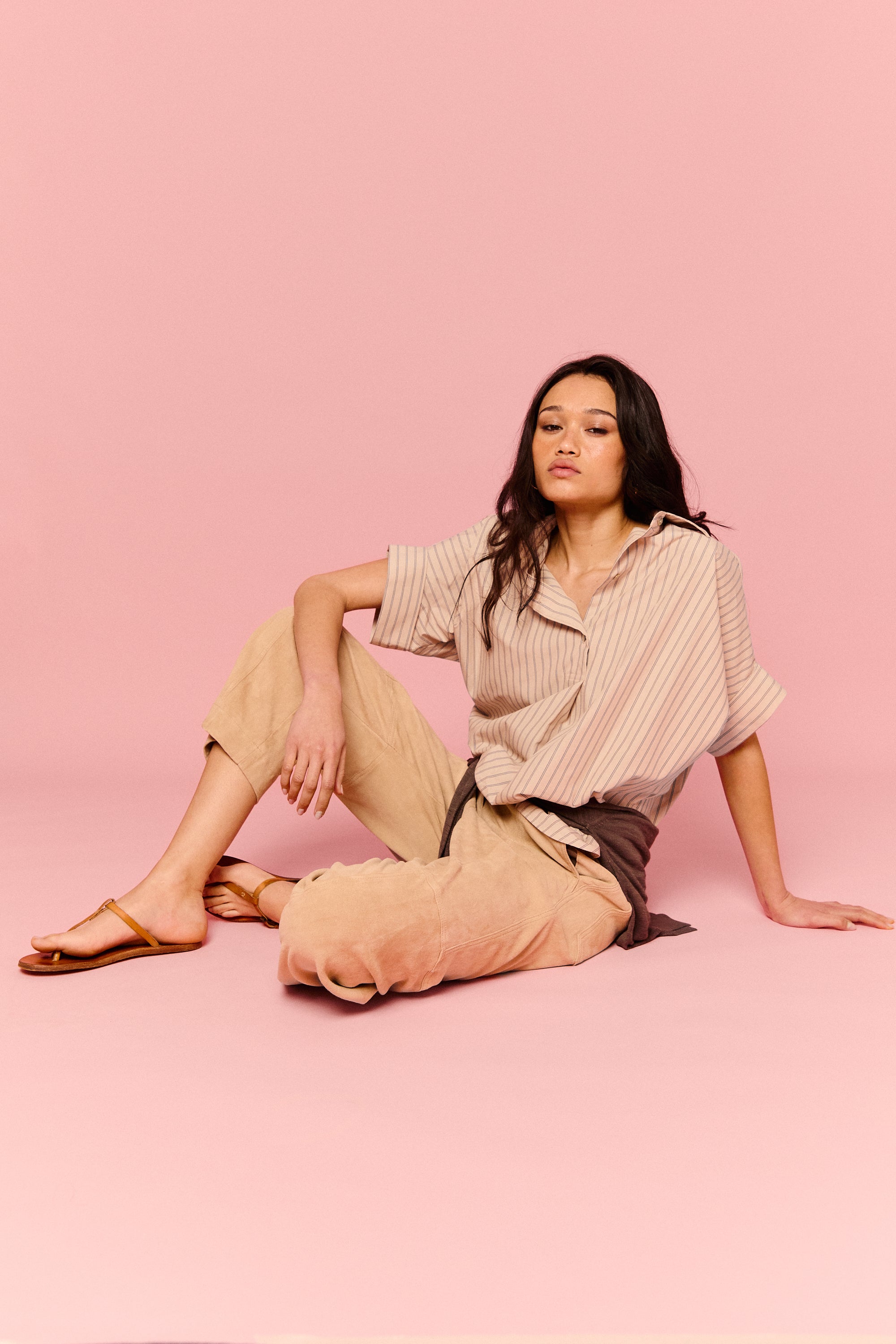 MARA PANT PEANUT BUTTER SUEDE