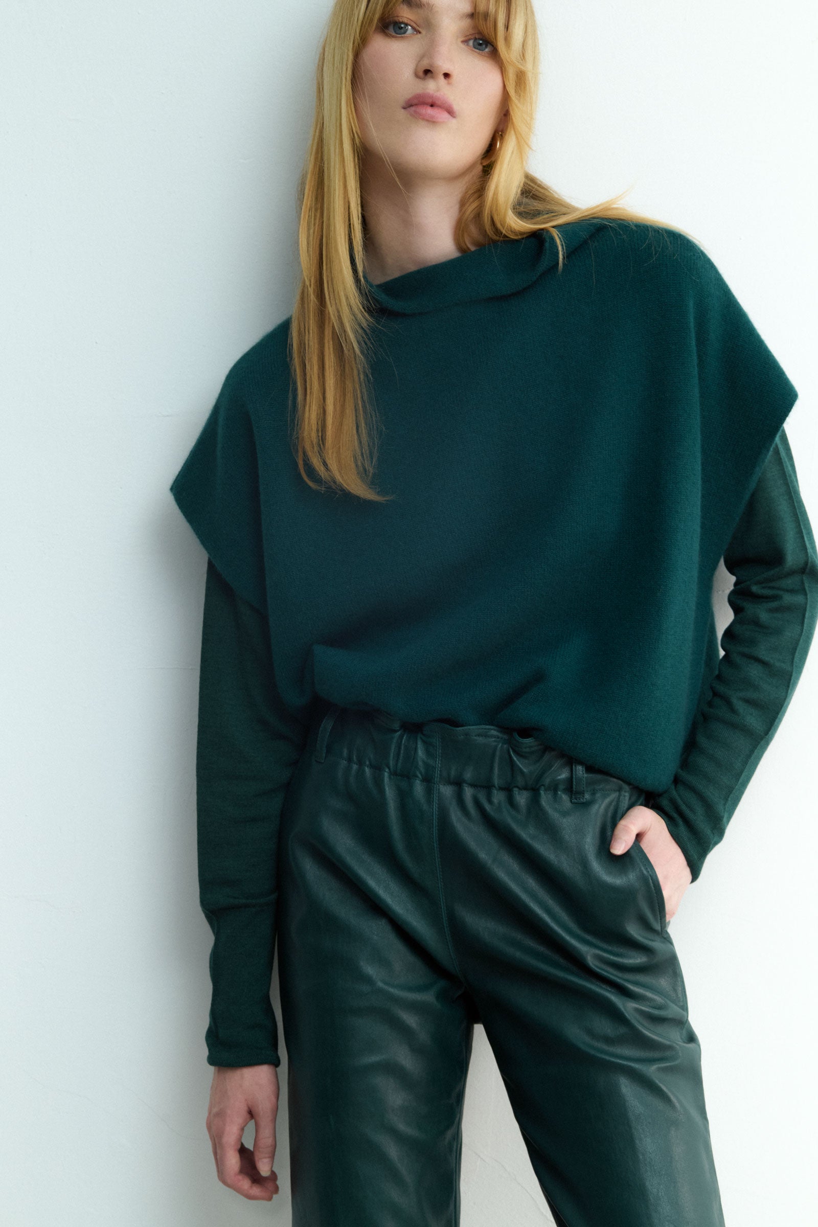 CREW NECK MALACHITE