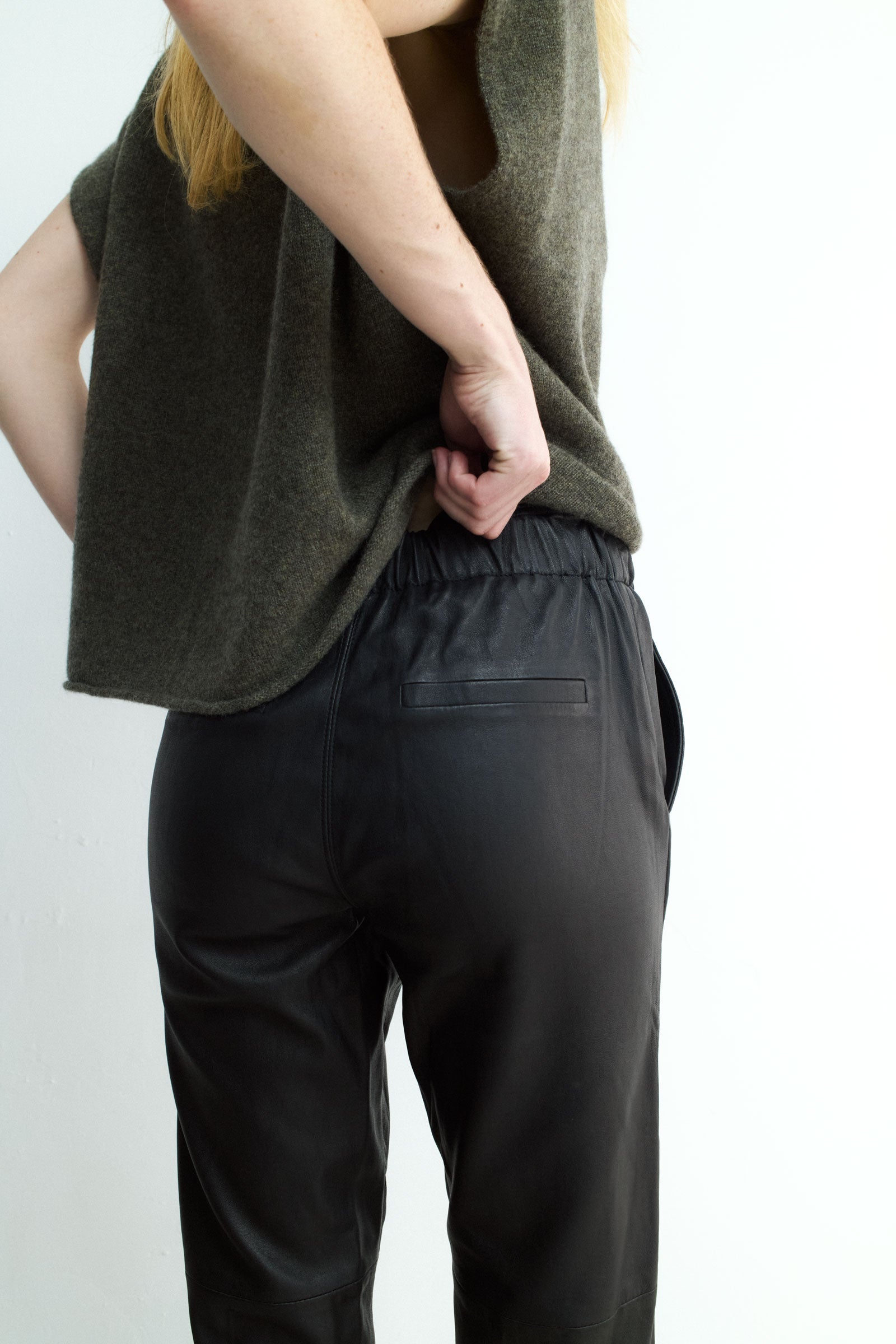 PAZ BLACK LEATHER