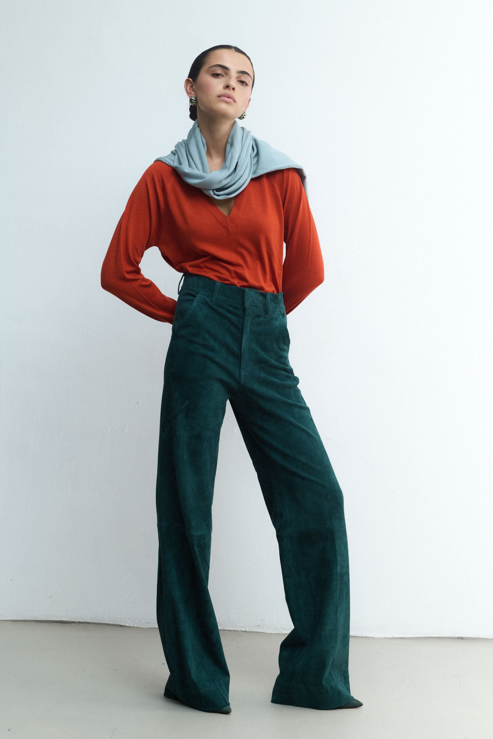 VERONICA MALACHITE SUEDE