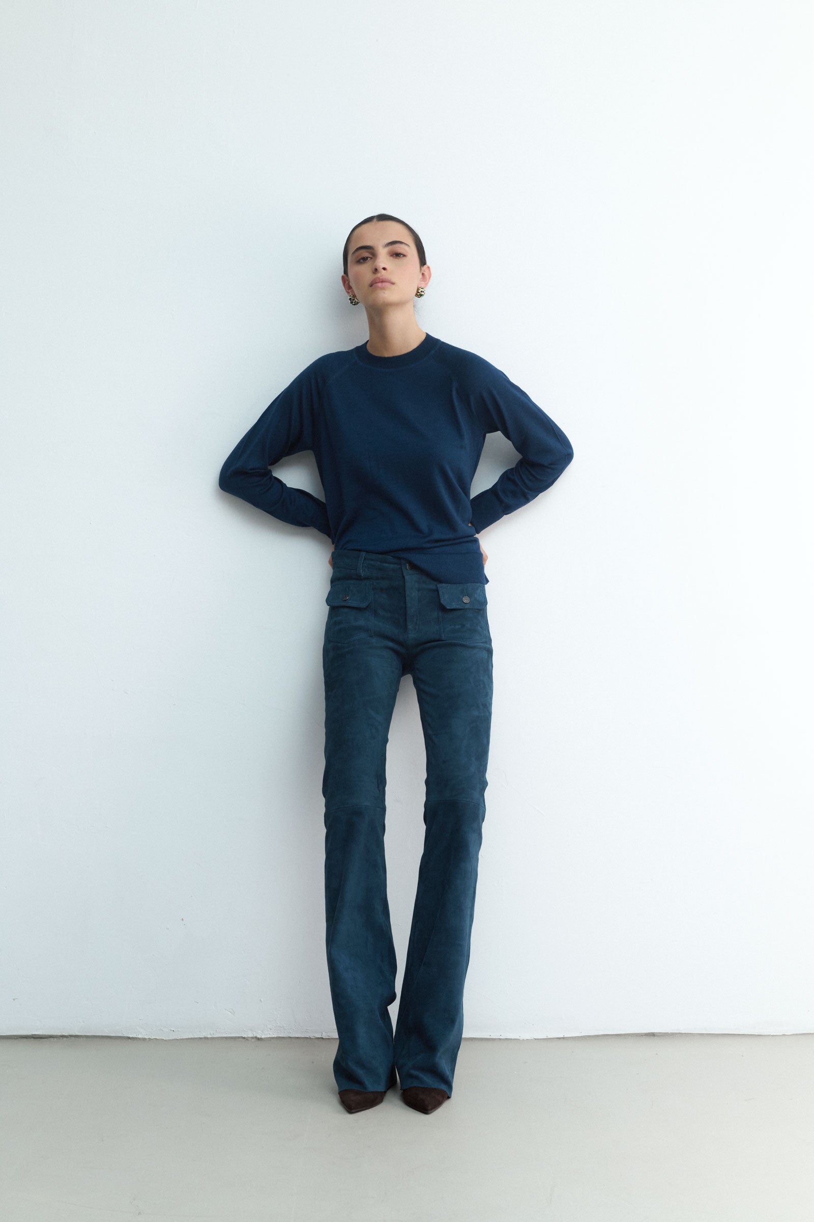 CAROLYN BLUEBELL SUEDE