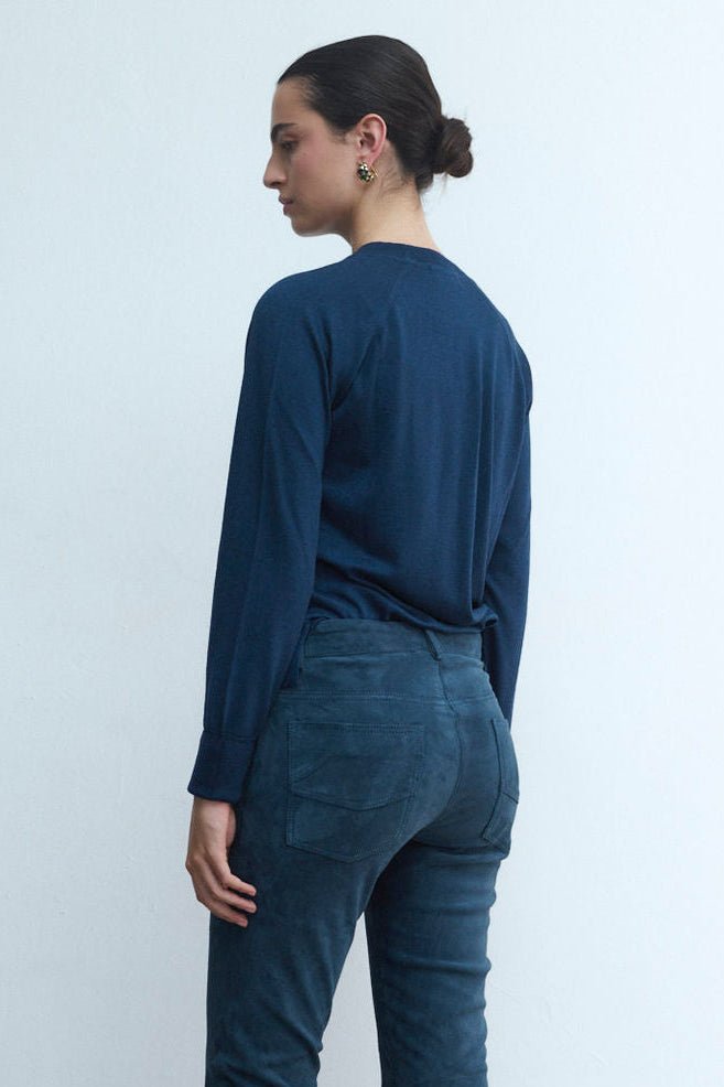 CAROLYN BLUEBELL SUEDE